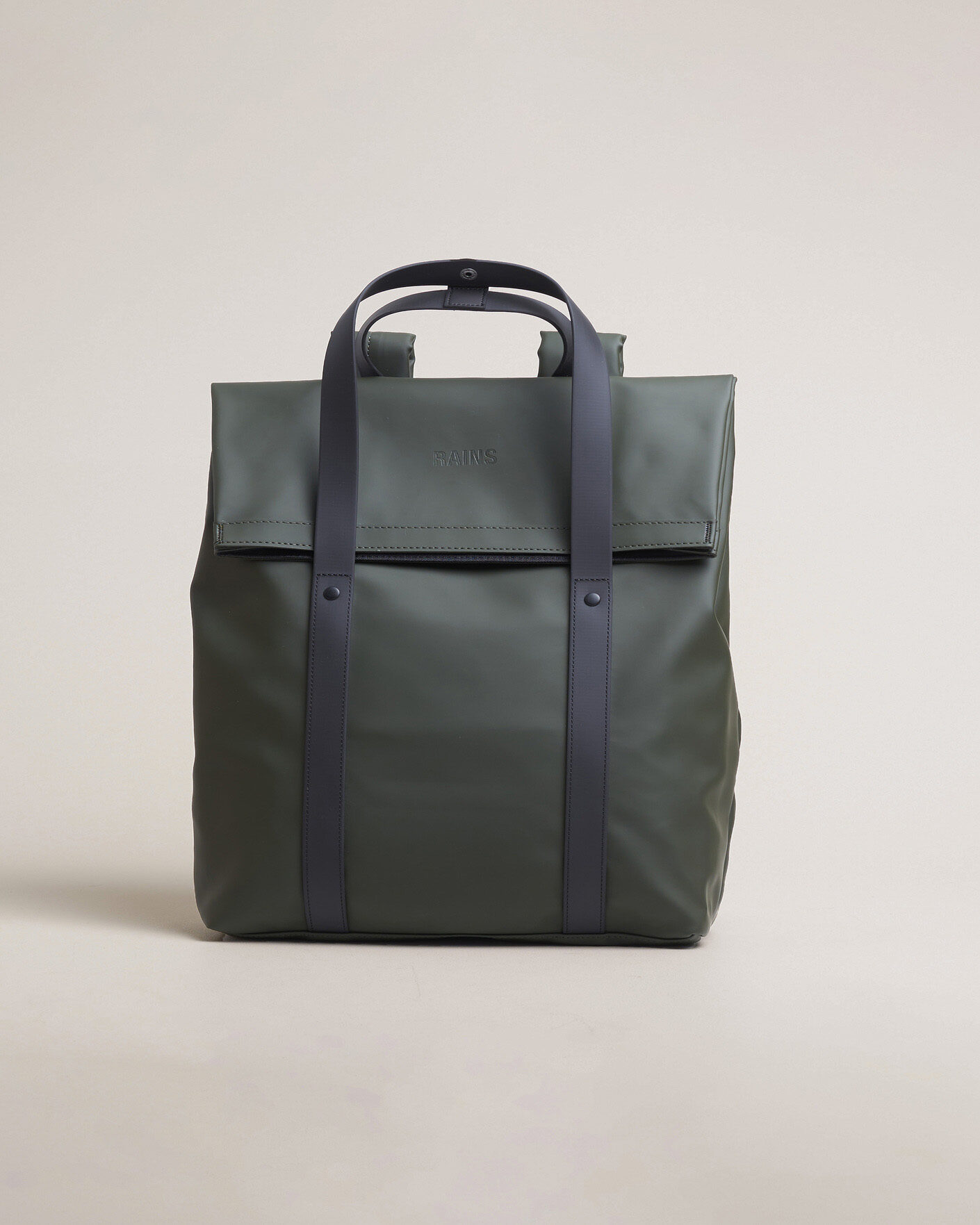 Herre | Tasker | RAINS | 2 Way Tote Backpack Black Green