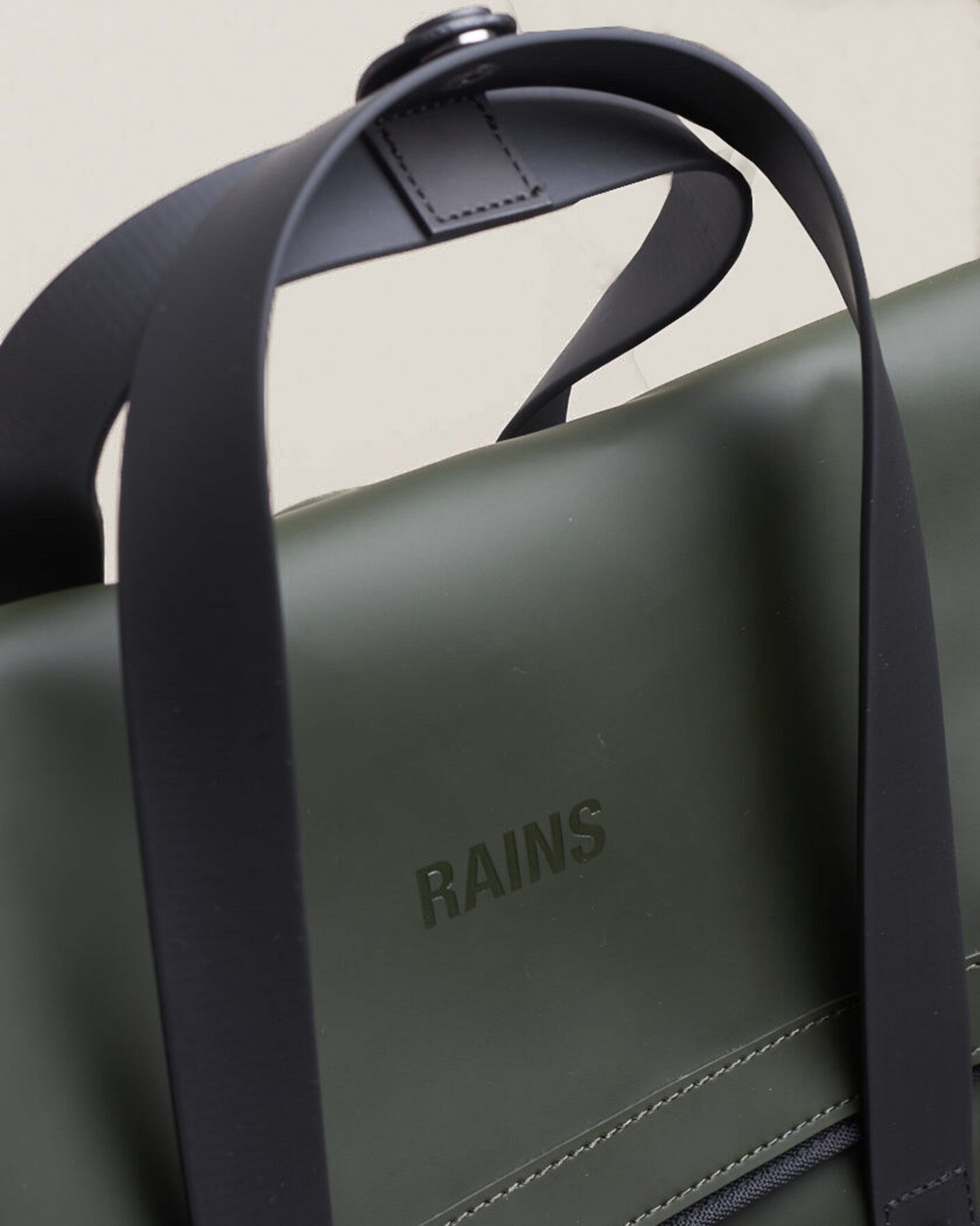 Herre | Tasker | RAINS | 2 Way Tote Backpack Black Green