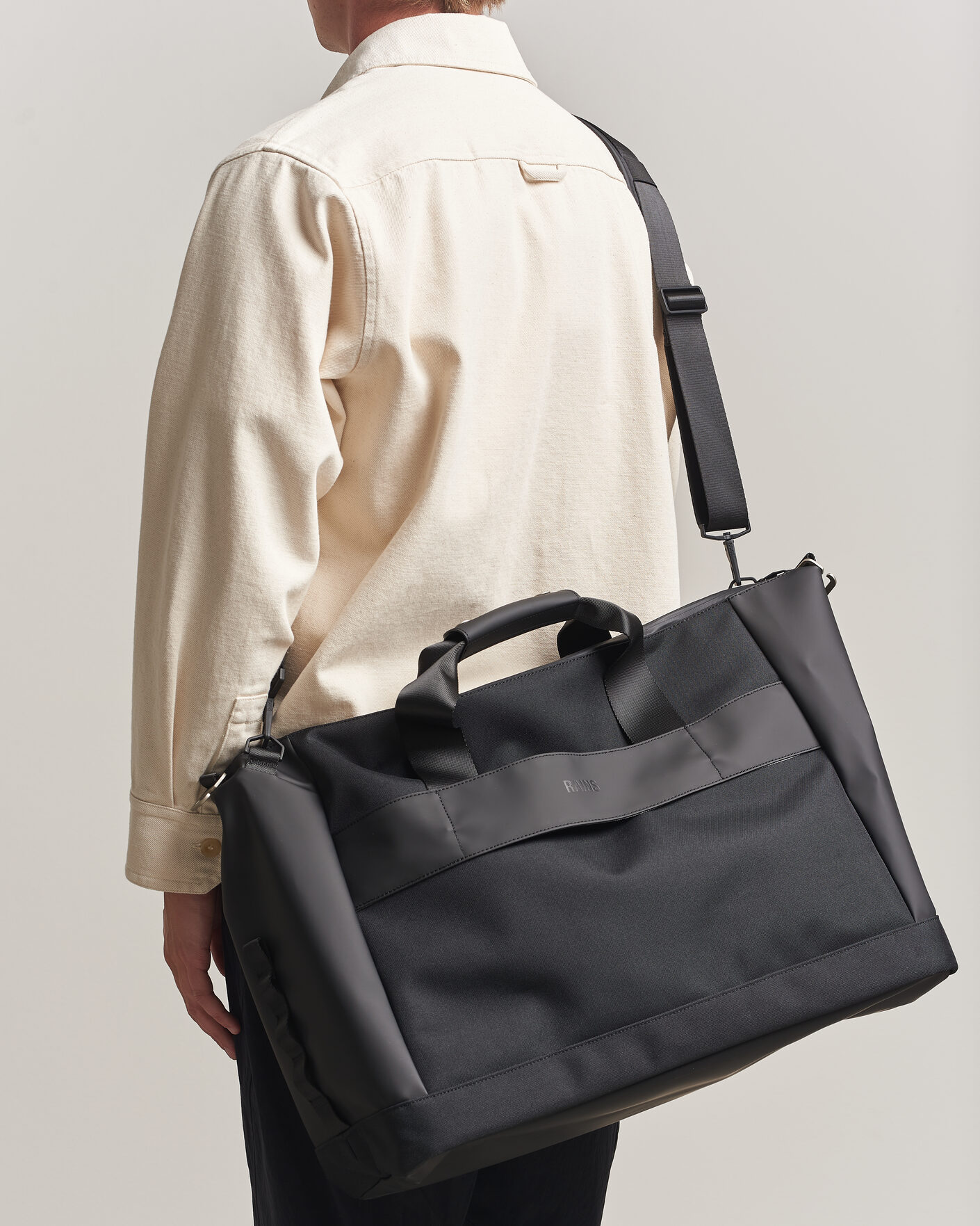 Herre | Tasker | RAINS | Otaru Weekendbag Black