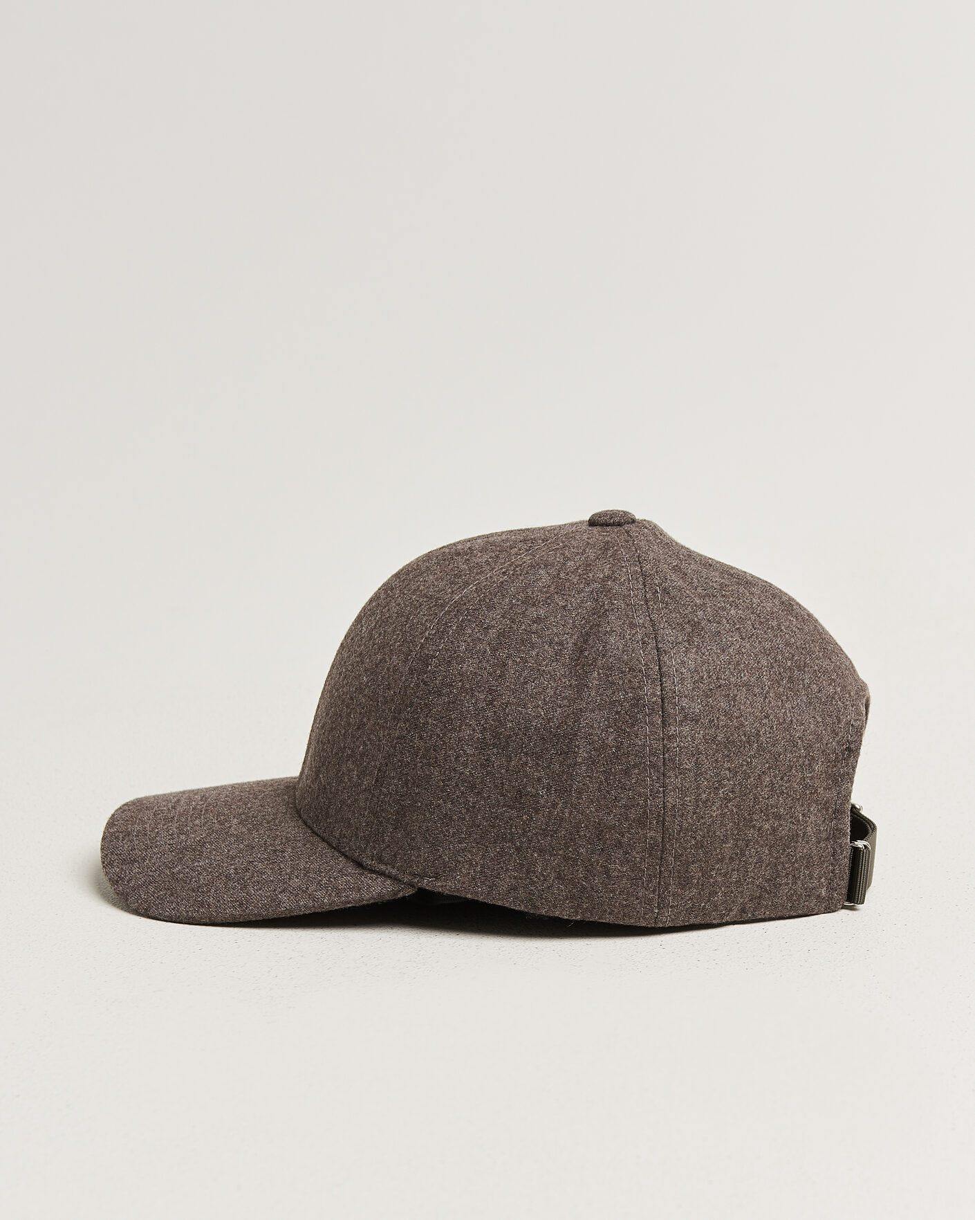 Herre | Hatte & kasketter | Varsity Headwear | Merino Wool Baseball Cap Taupe Brown