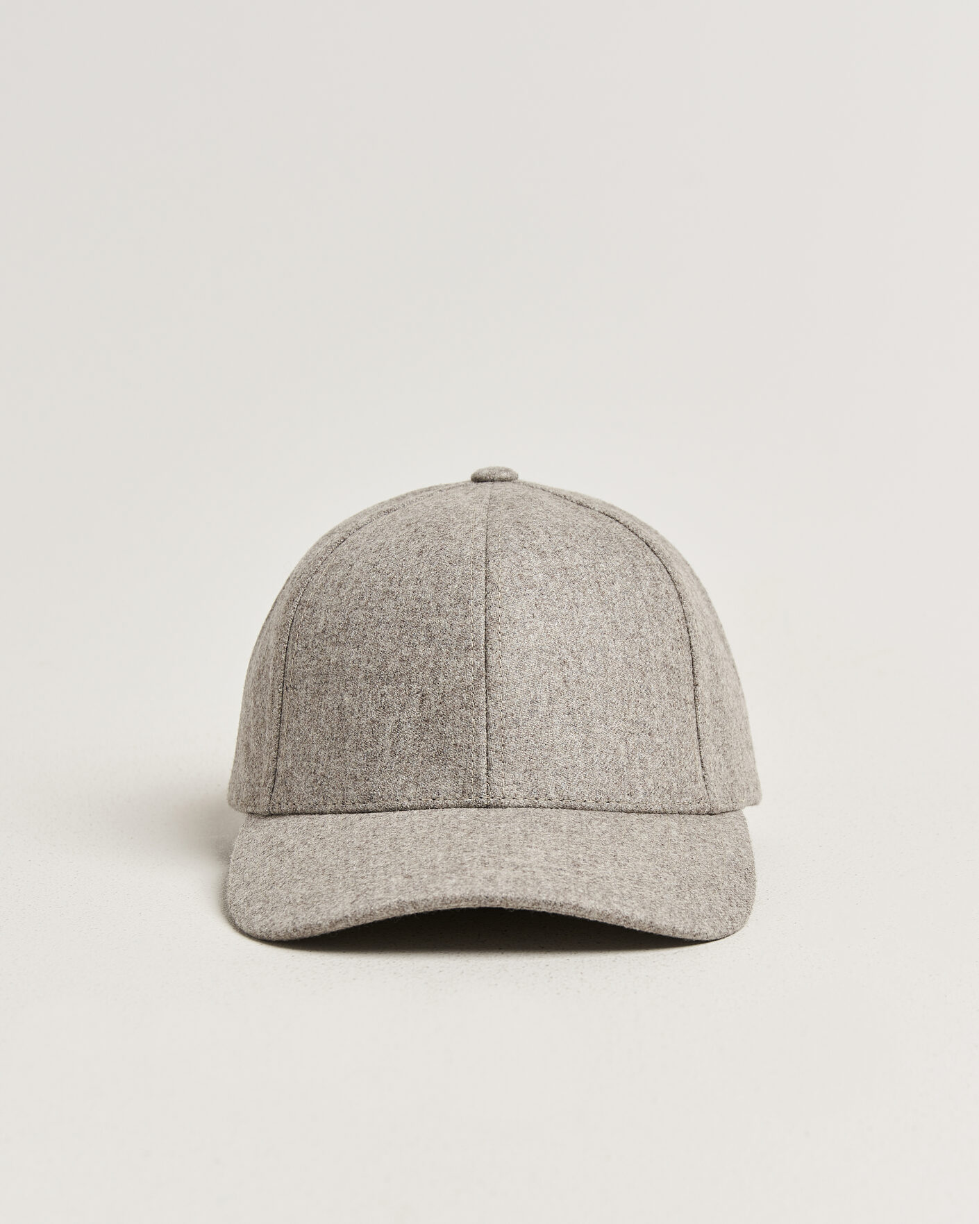 Herre | Hatte & kasketter | Varsity Headwear | Merino Wool Baseball Cap Umber Beige