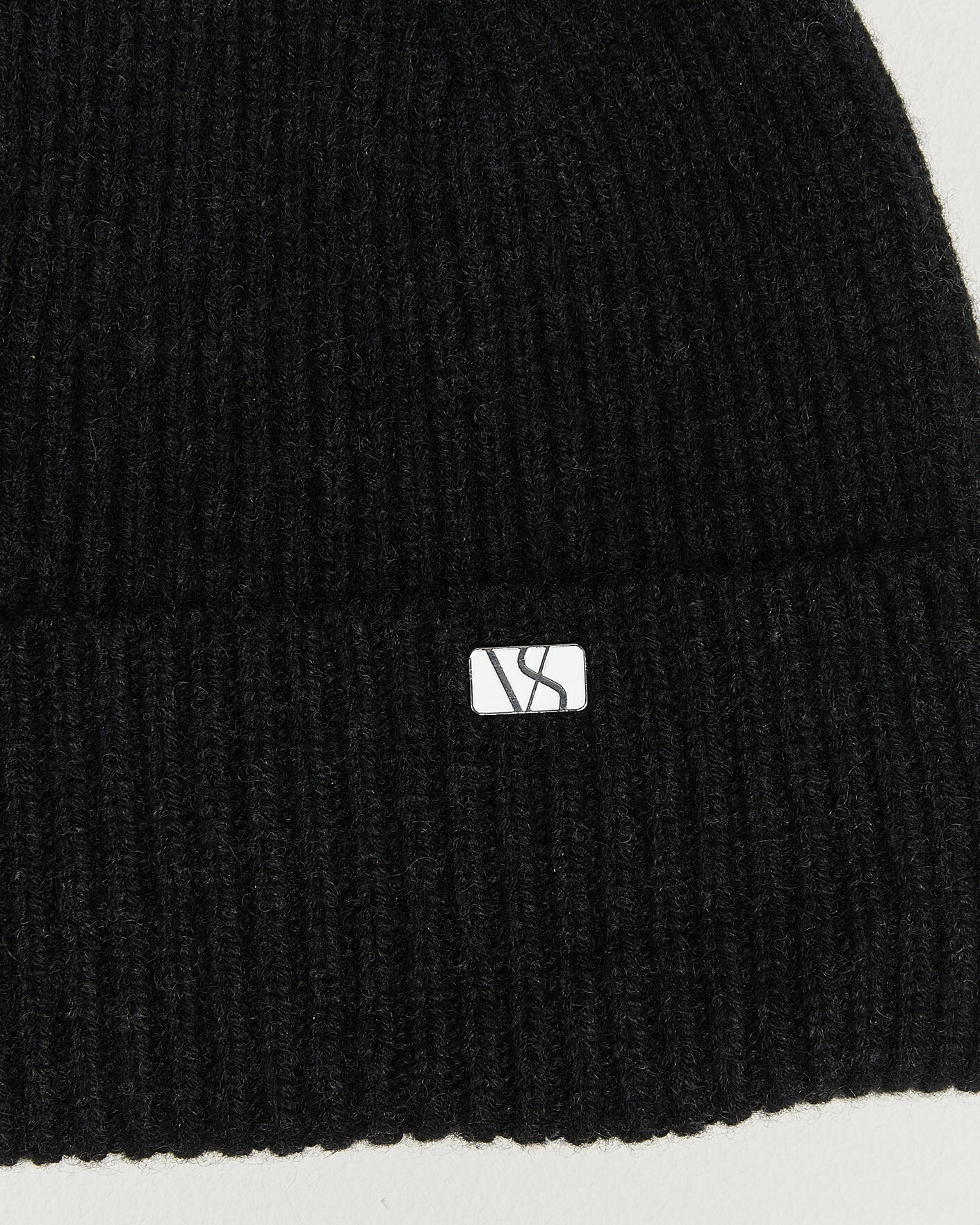 Herre | Hatte & kasketter | Varsity Headwear | Wool/Cashmere Beanie Charcoal Black