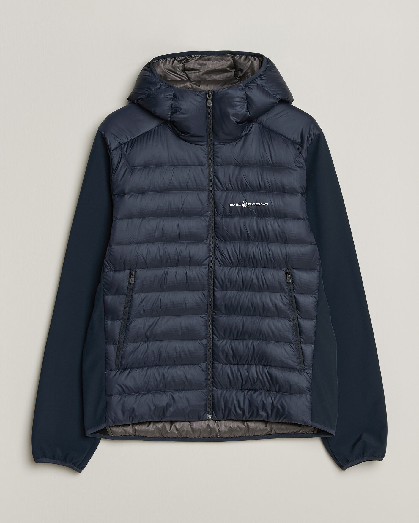 Herre | Jakker | Sail Racing | Spray Down Hooded Hybrid Jacket Dark Navy