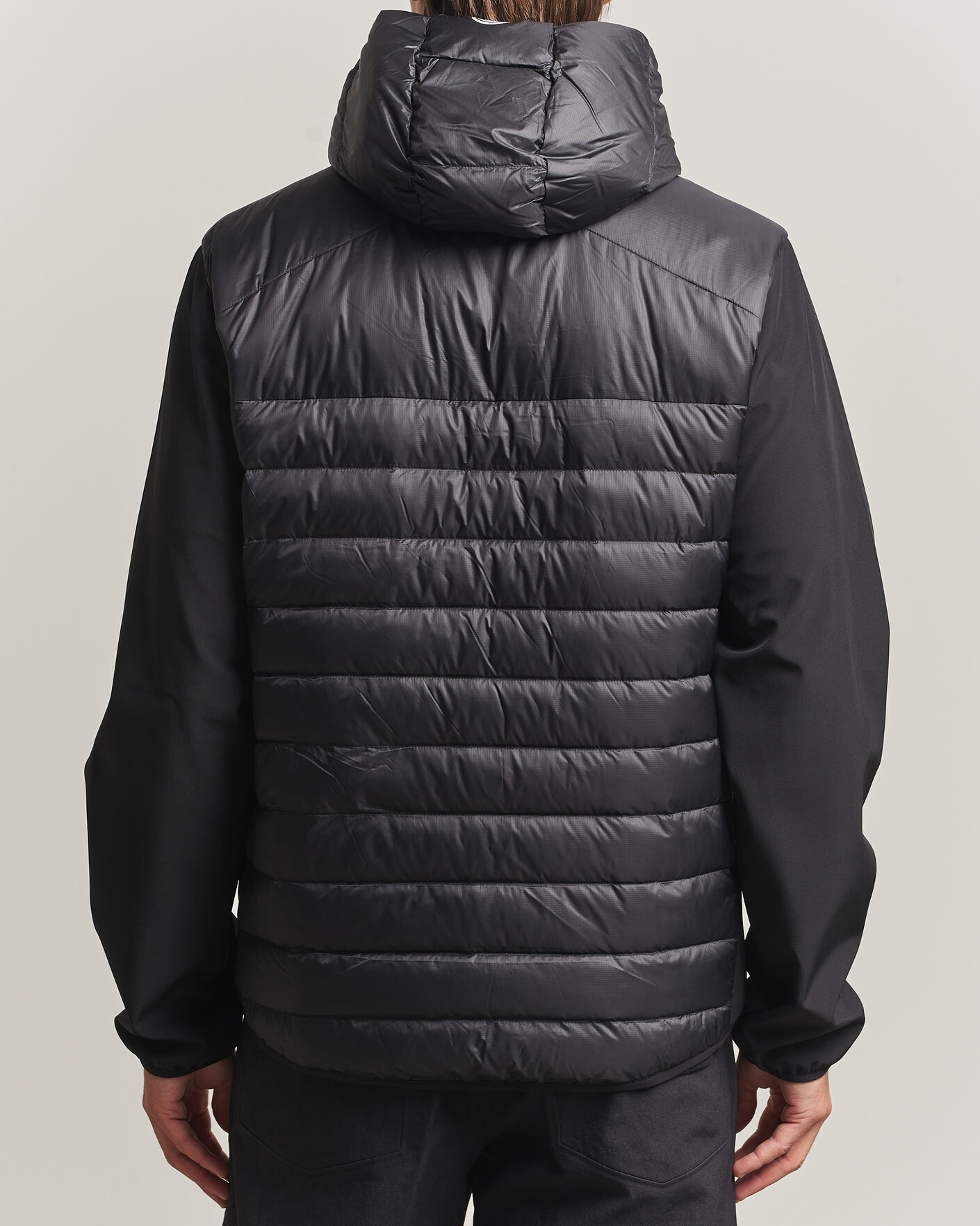 Herre | Jakker | Sail Racing | Spray Down Hooded Hybrid Jacket Carbon