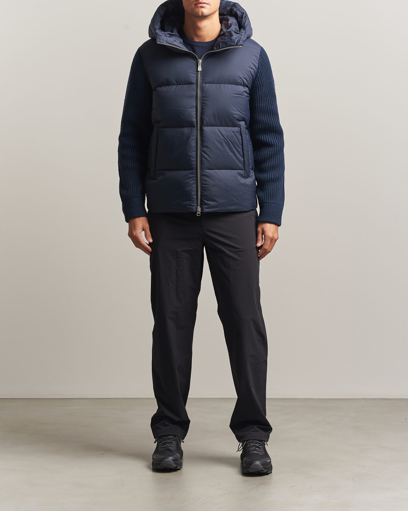 Herre | Jakker | Sail Racing | Ridge Hooded Hybrid Jacket Dark Navy