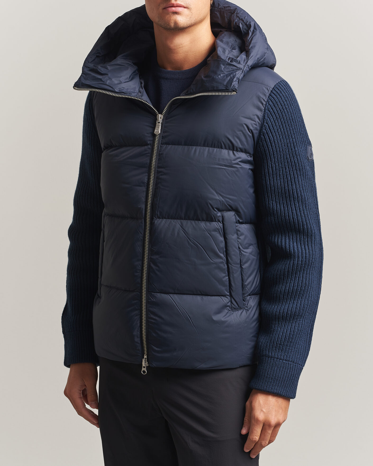 Herre | Jakker | Sail Racing | Ridge Hooded Hybrid Jacket Dark Navy