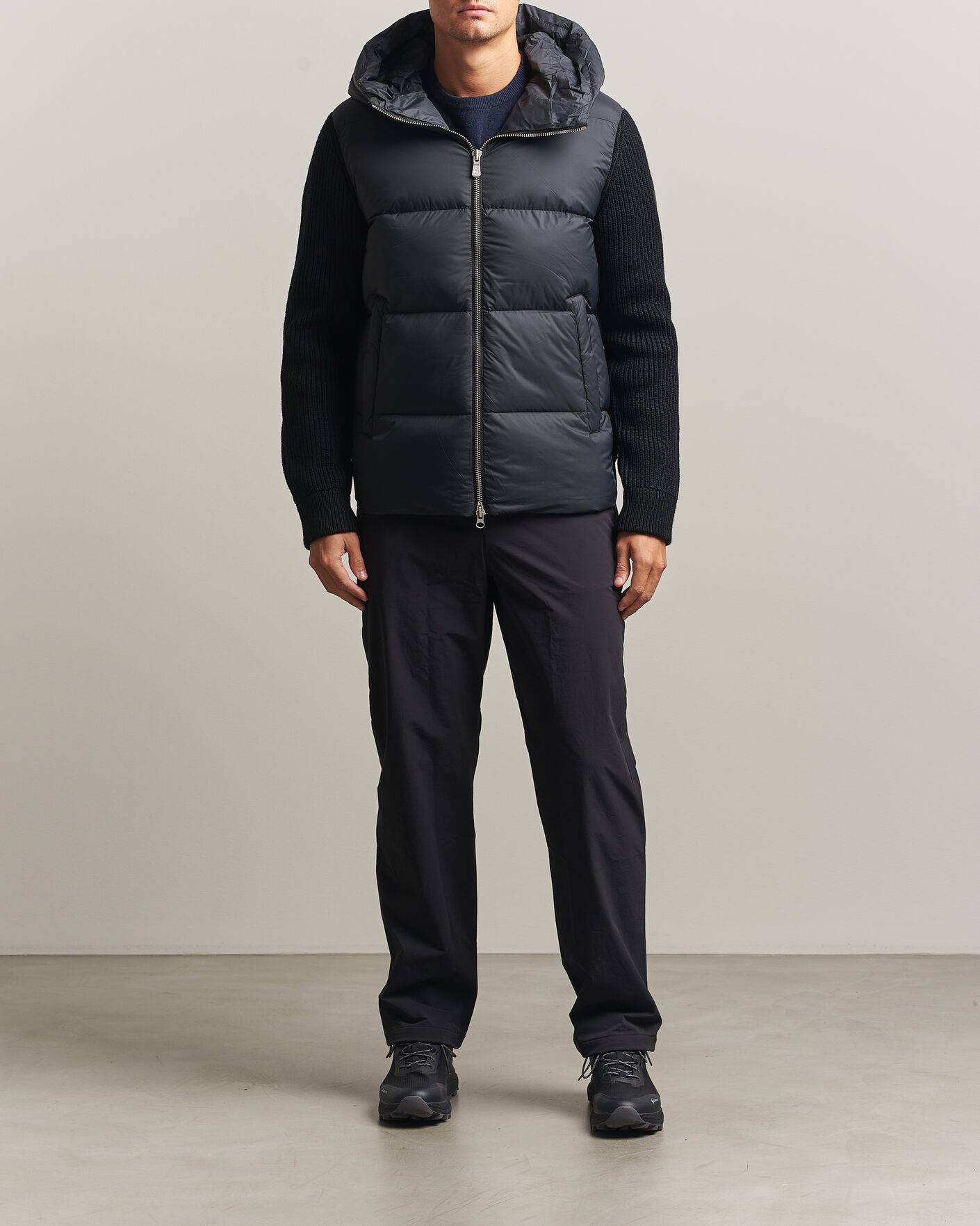 Herre | Jakker | Sail Racing | Ridge Hooded Hybrid Jacket Carbon