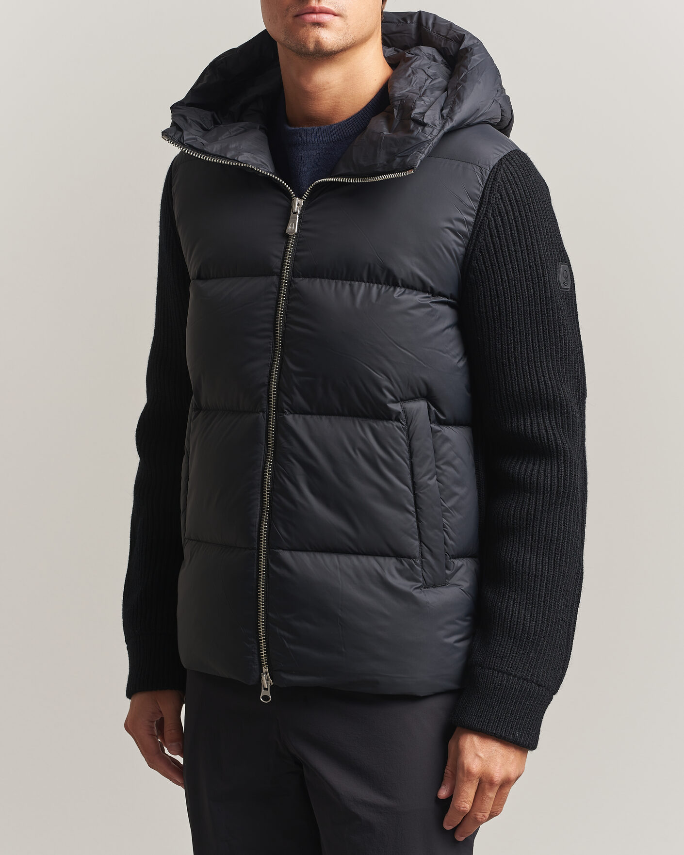 Herre | Jakker | Sail Racing | Ridge Hooded Hybrid Jacket Carbon
