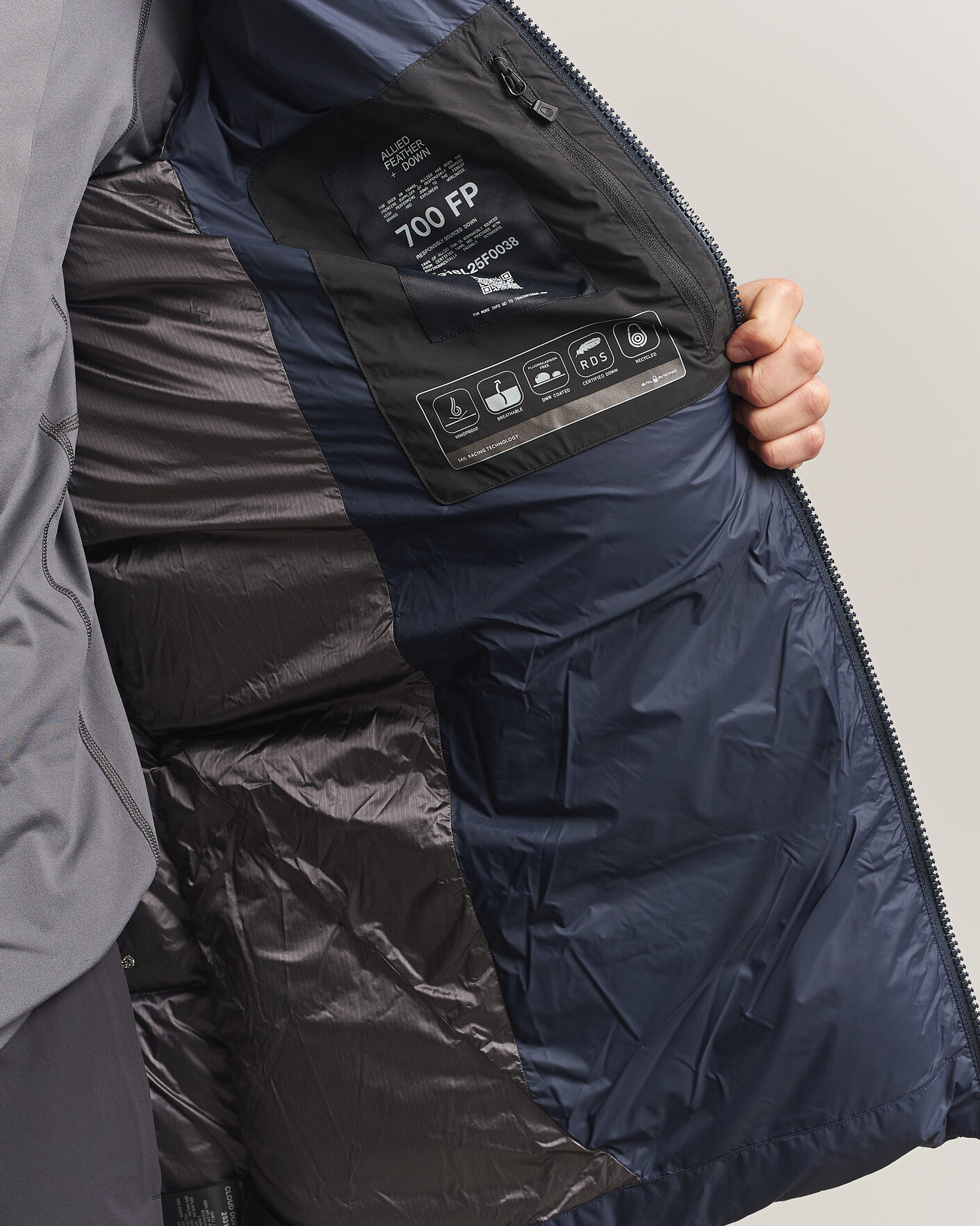 Herre | Jakker | Sail Racing | Cloud Down Hooded Parka Dark Navy
