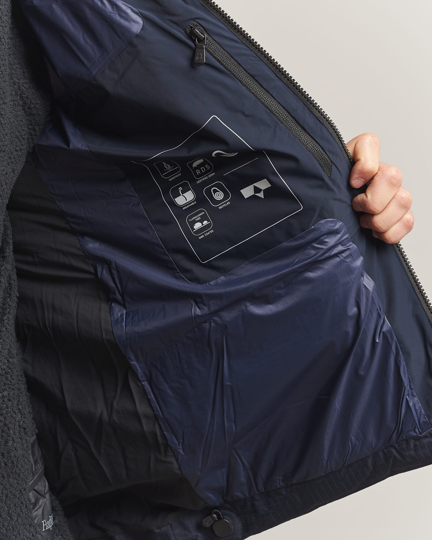 Herre | Jakker | Sail Racing | Polar Down Hooded Jacket Dark Navy