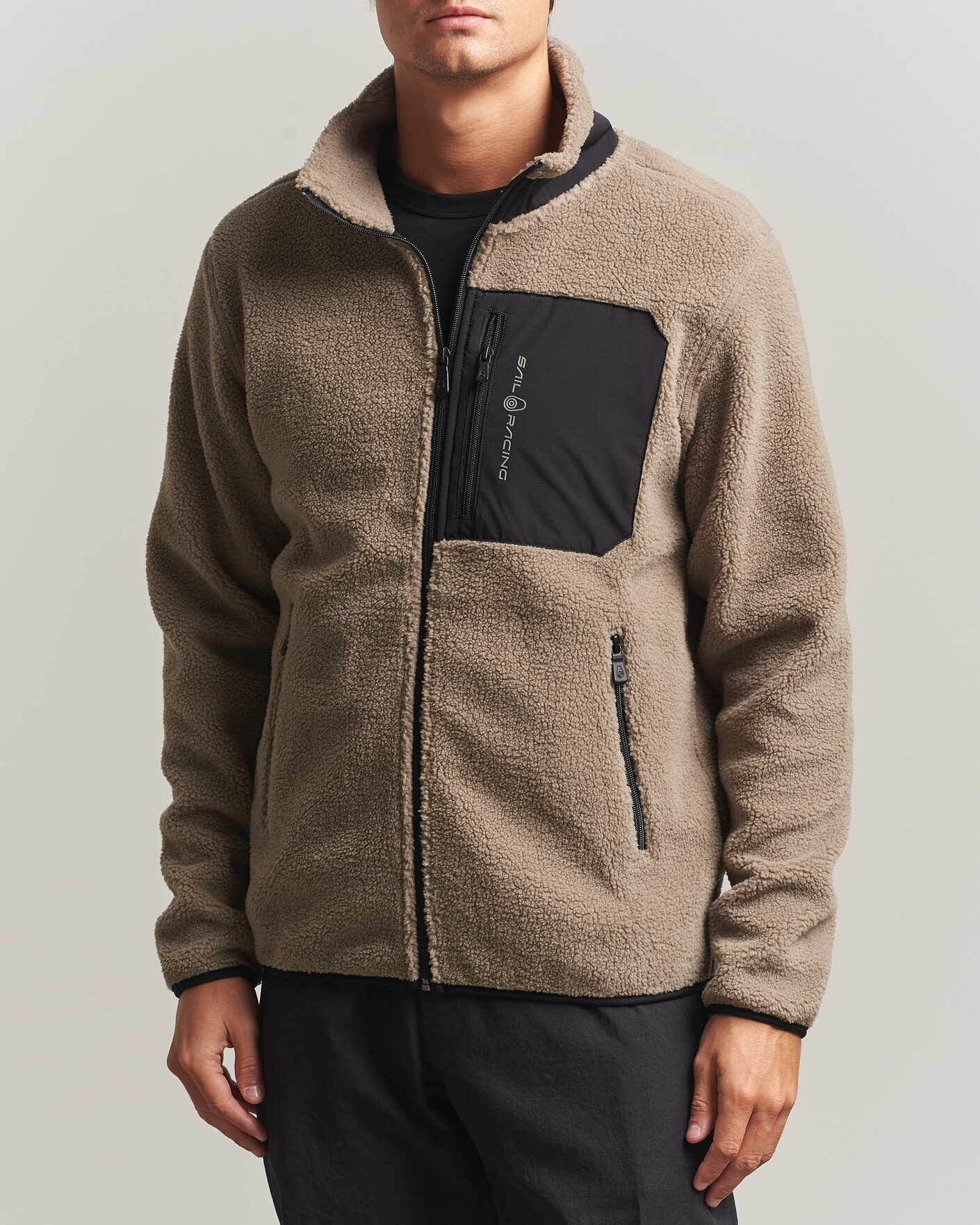 Herre | Trøjer | Sail Racing | Bowman Pile Full Zip Sand