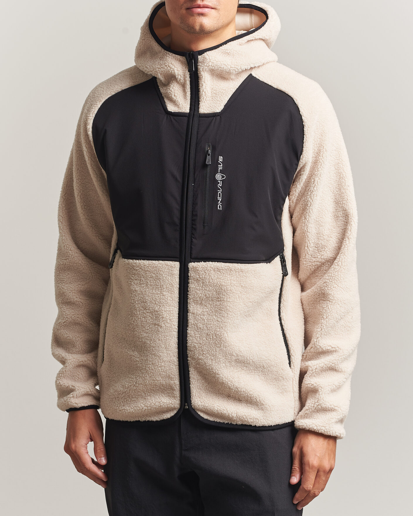 Herre | Trøjer | Sail Racing | Patrol Pile Full Zip Hoodie Ivory