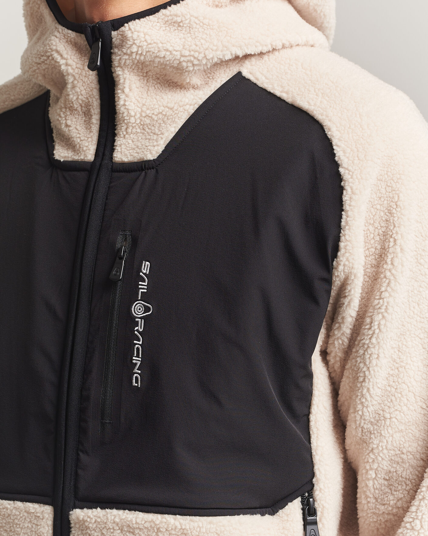 Herre | Trøjer | Sail Racing | Patrol Pile Full Zip Hoodie Ivory