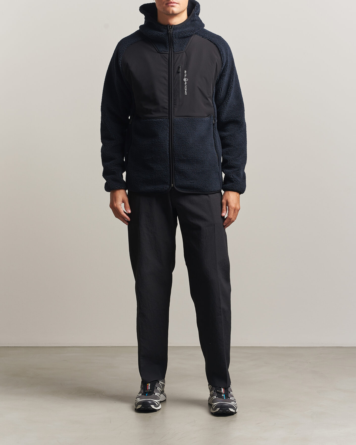 Herre | Trøjer | Sail Racing | Patrol Pile Full Zip Hoodie Dark Navy