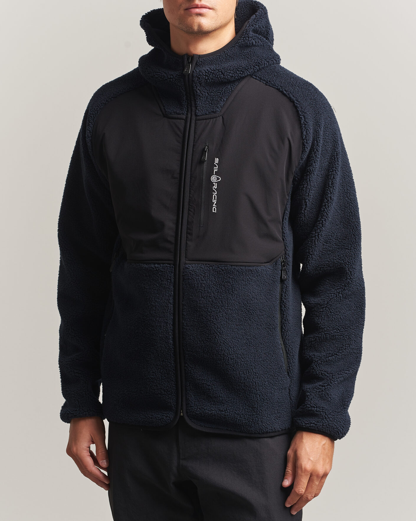 Herre | Trøjer | Sail Racing | Patrol Pile Full Zip Hoodie Dark Navy