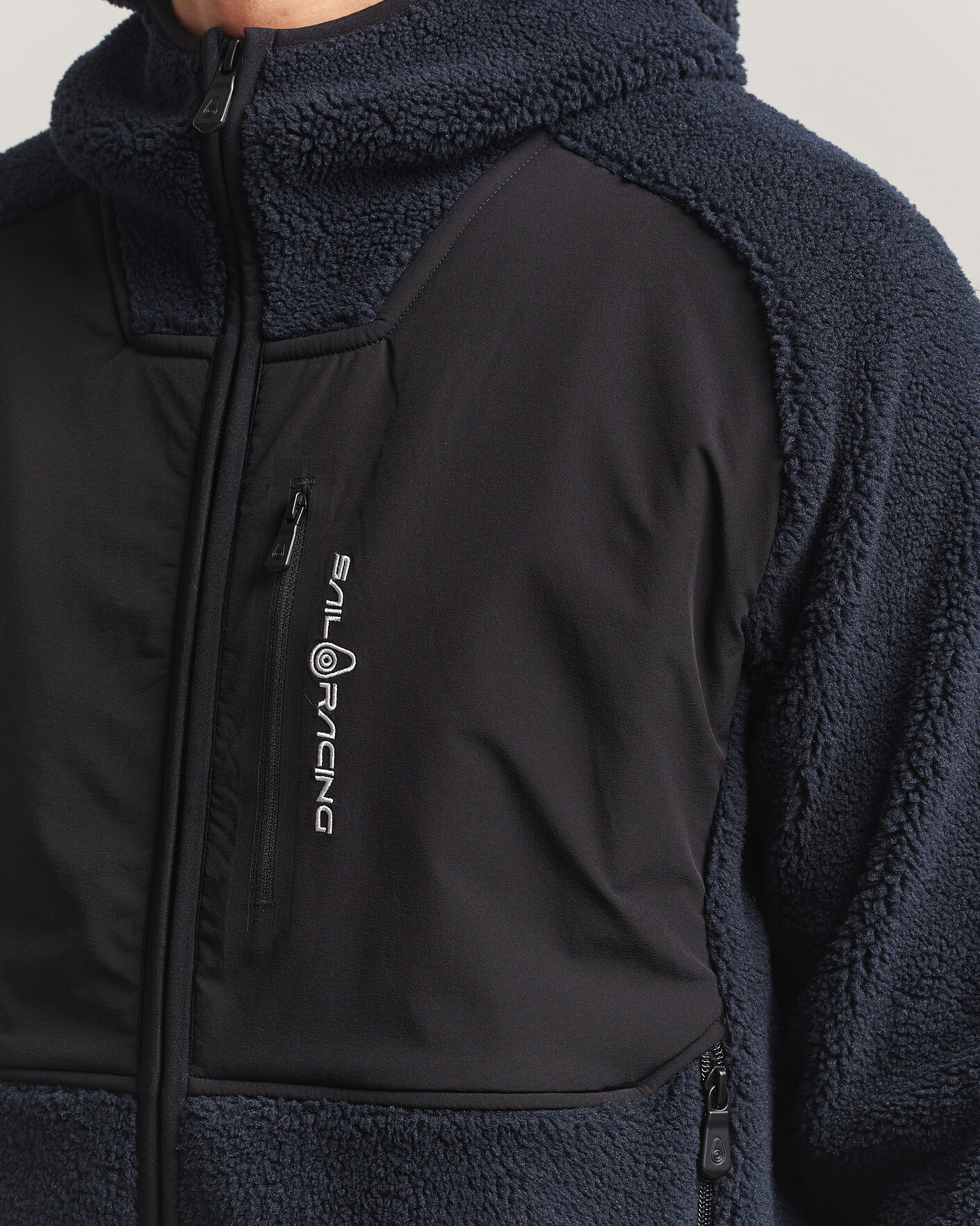 Herre | Trøjer | Sail Racing | Patrol Pile Full Zip Hoodie Dark Navy