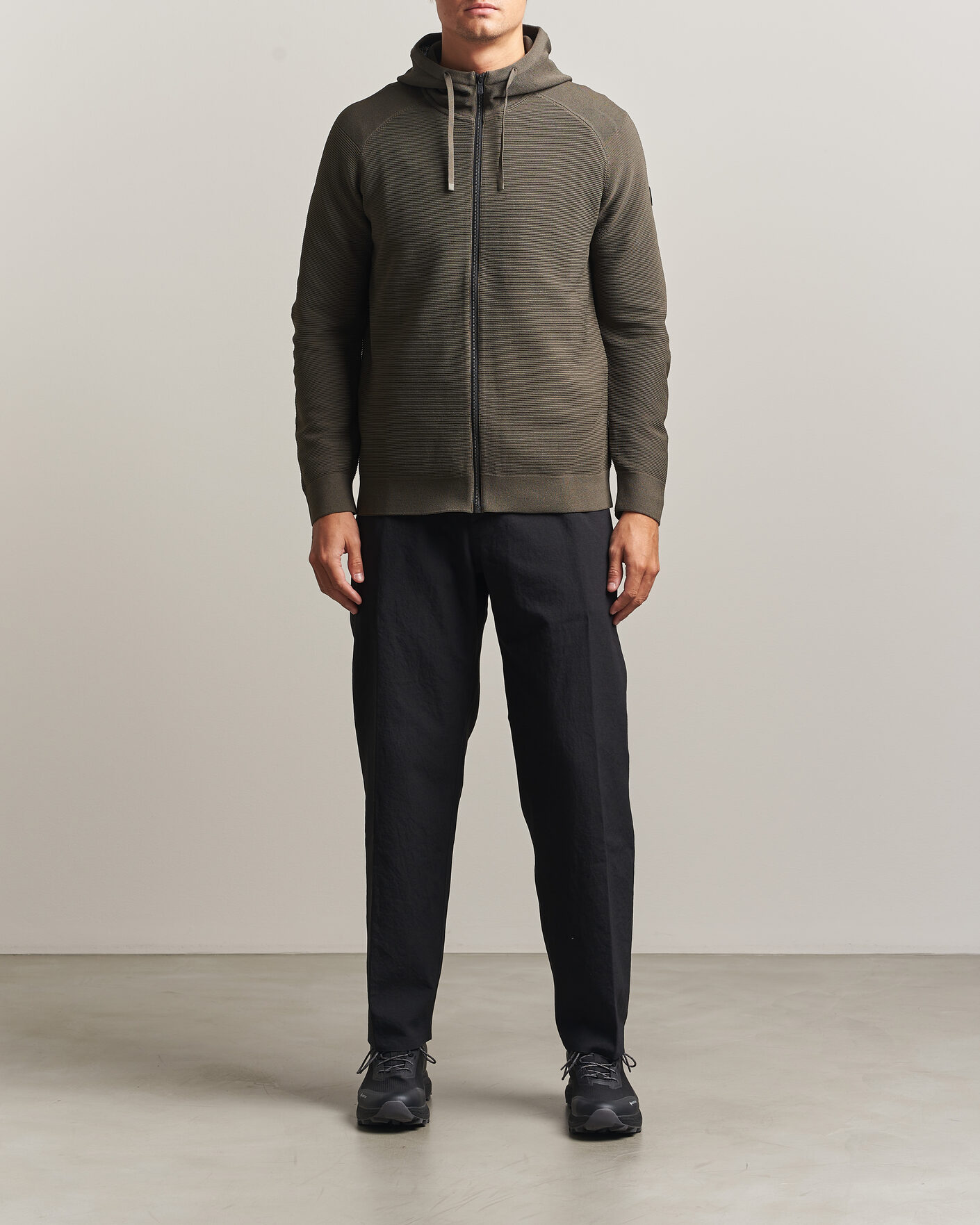 Herre | Trøjer | Sail Racing | Element Seamless Full Zip Hoodie Mud Green