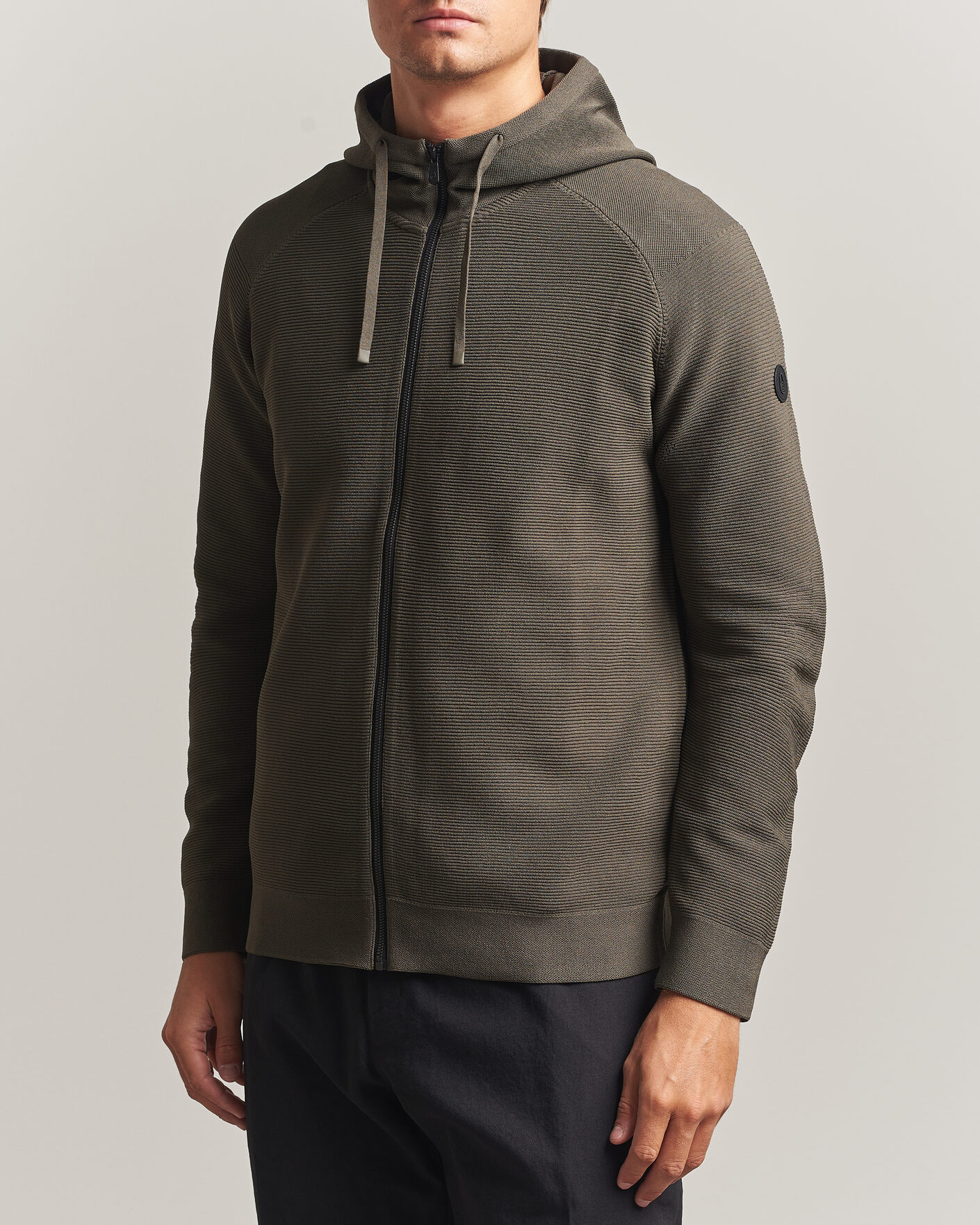 Herre | Trøjer | Sail Racing | Element Seamless Full Zip Hoodie Mud Green