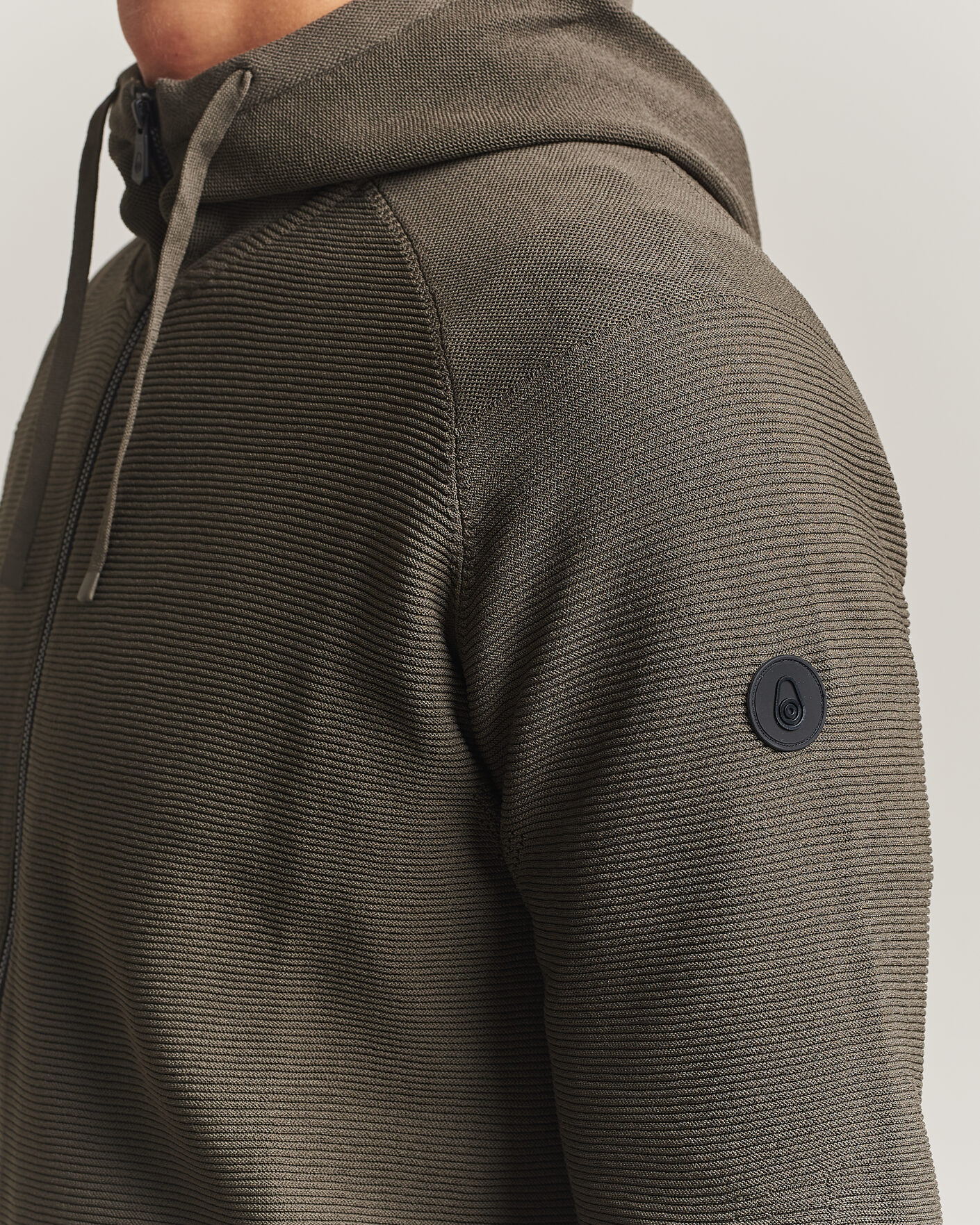 Herre | Trøjer | Sail Racing | Element Seamless Full Zip Hoodie Mud Green