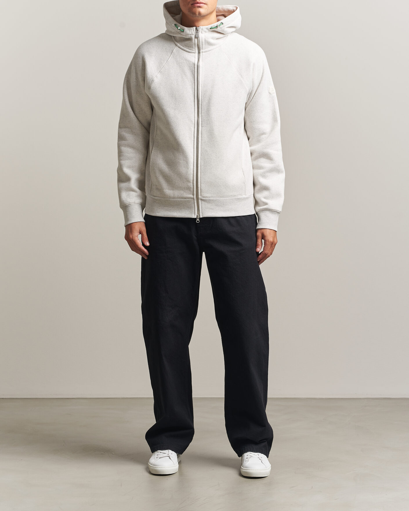 Herre | Trøjer | Sail Racing | Flow Full Zip Hoodie Light Grey Melange