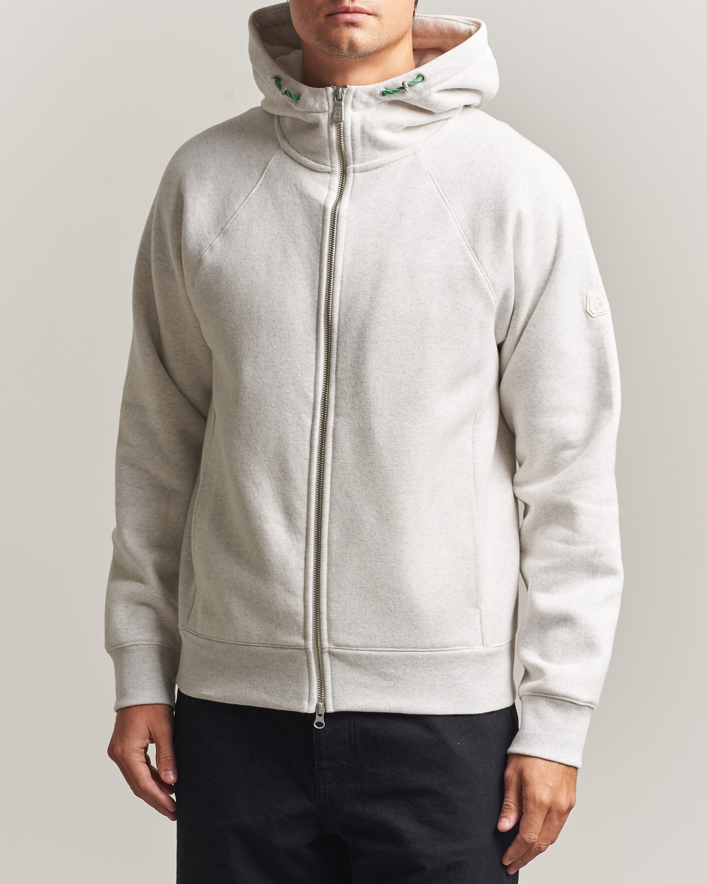 Herre | Trøjer | Sail Racing | Flow Full Zip Hoodie Light Grey Melange
