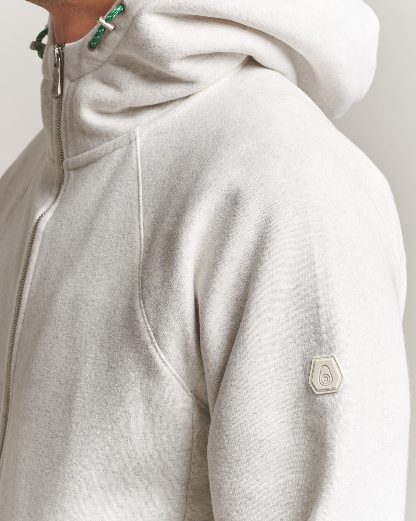 Herre | Trøjer | Sail Racing | Flow Full Zip Hoodie Light Grey Melange