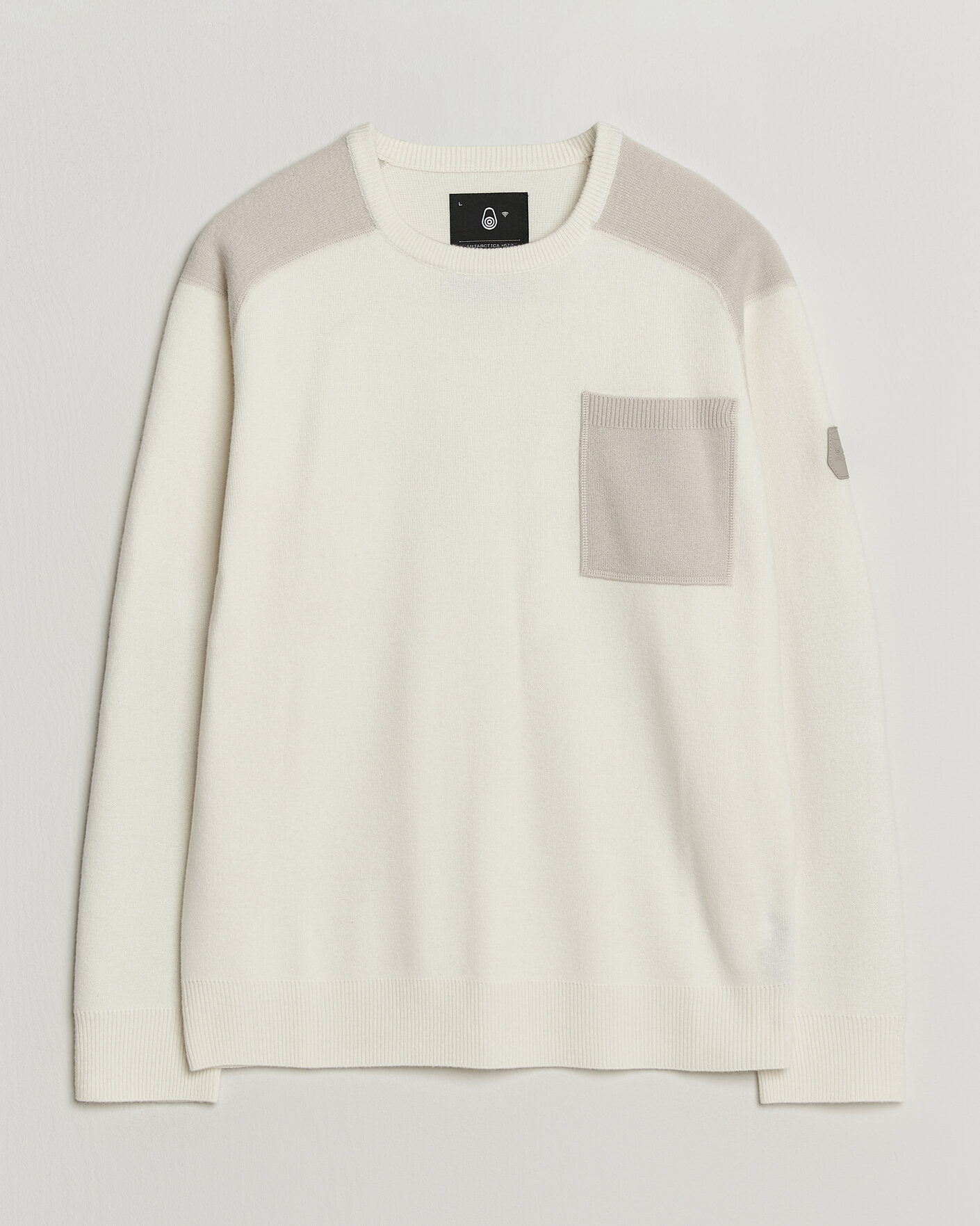Herre | Trøjer | Sail Racing | Spine Wool Knitted Sweater Off White