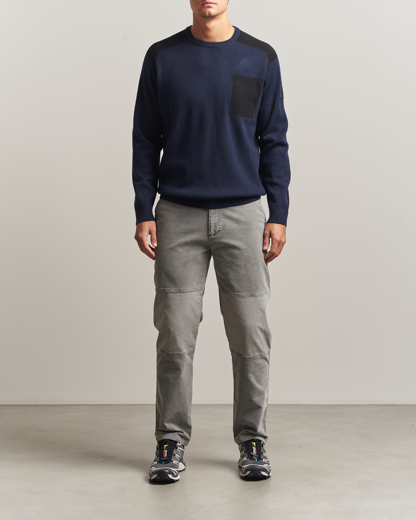 Herre | Trøjer | Sail Racing | Spine Wool Knitted Sweater Dark Navy
