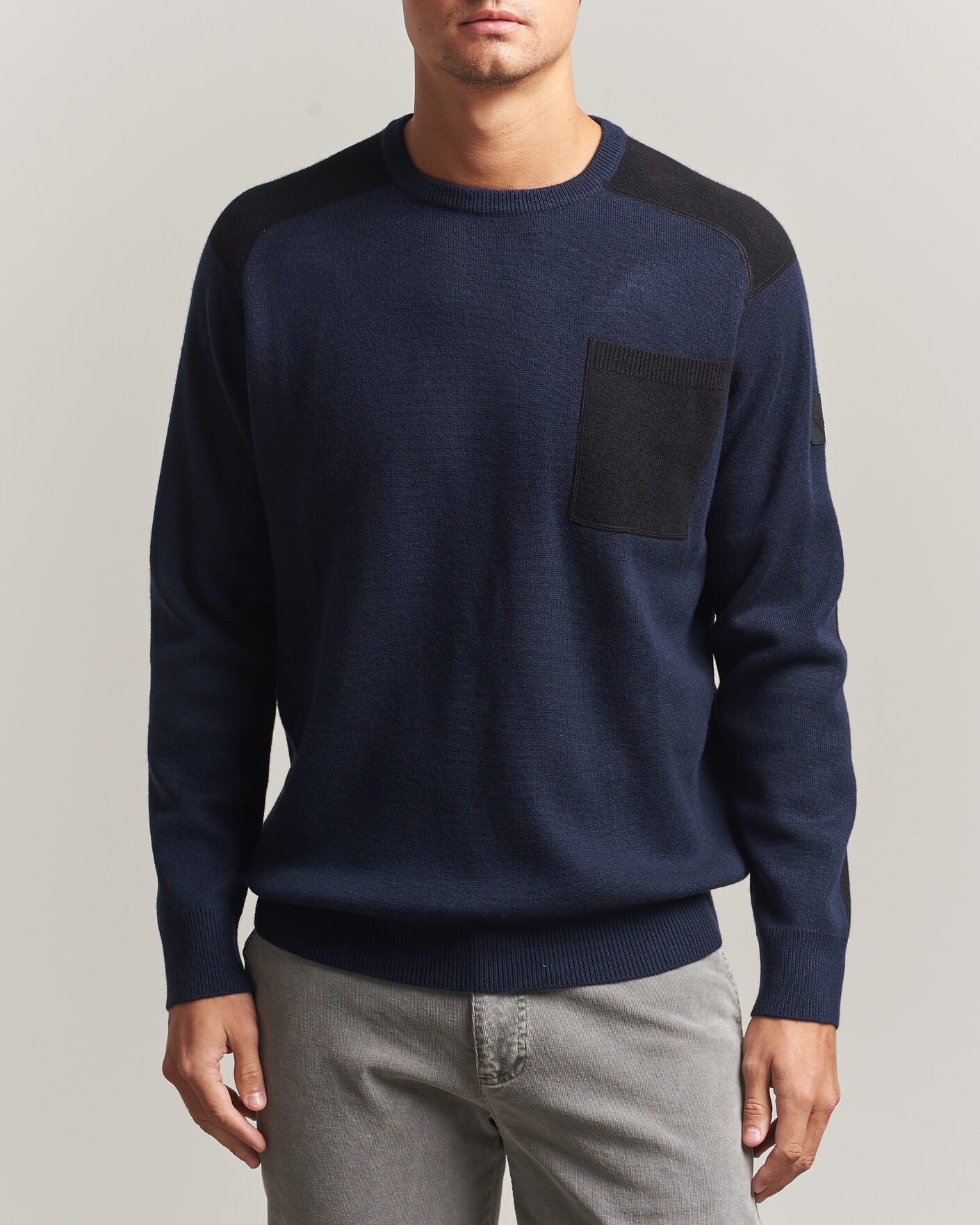 Herre | Trøjer | Sail Racing | Spine Wool Knitted Sweater Dark Navy