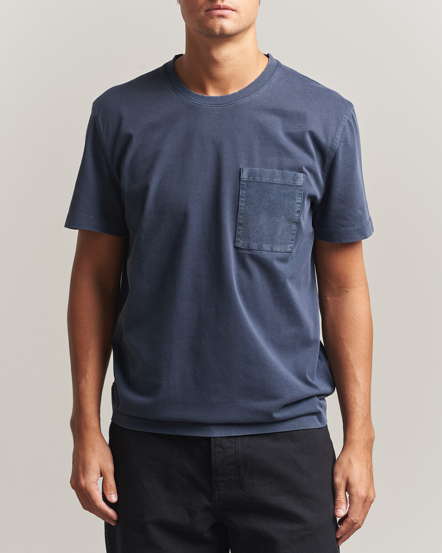 Herre | T-Shirts | Sail Racing | Grinder Corduroy T-Shirt Dark Navy