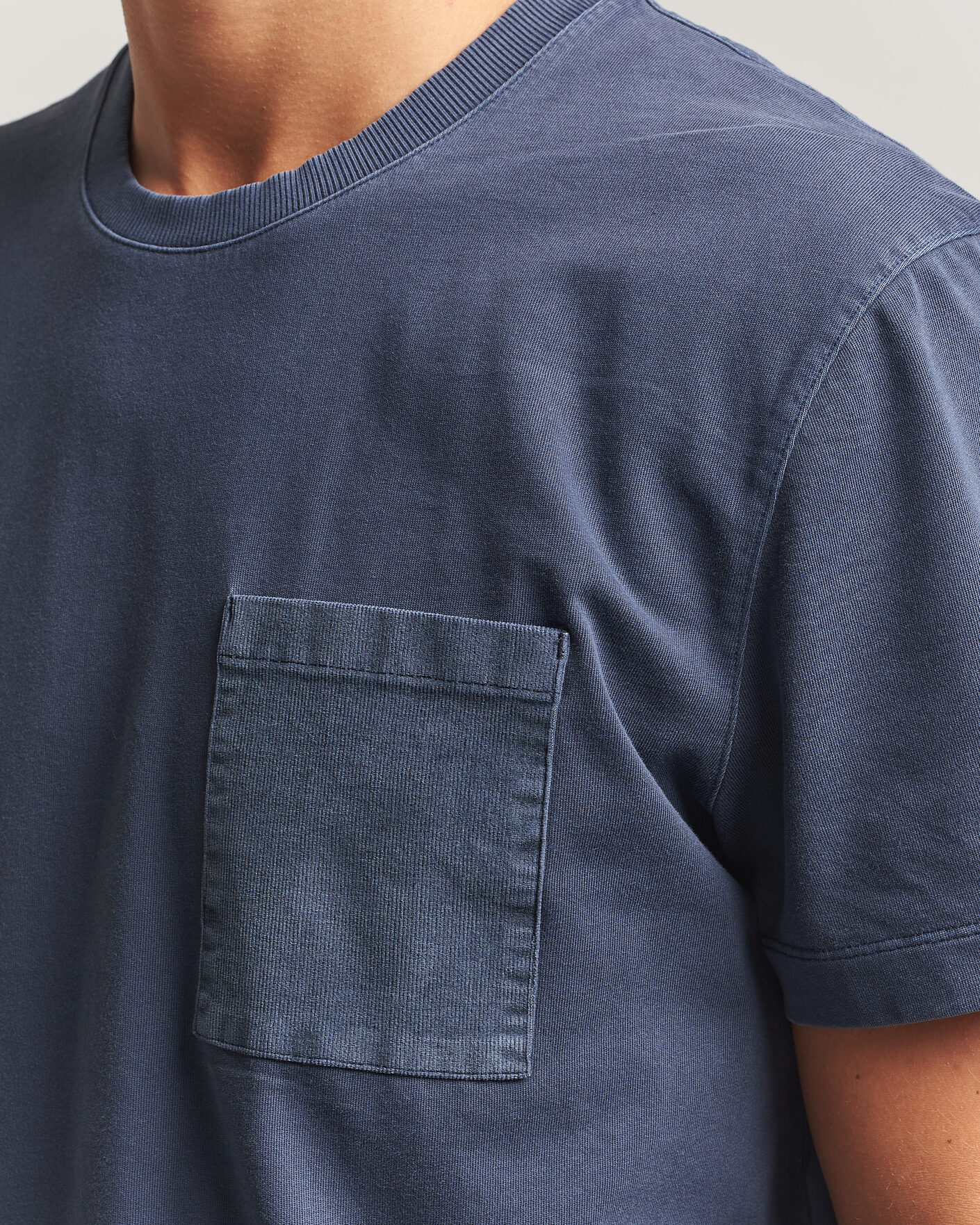 Herre | T-Shirts | Sail Racing | Grinder Corduroy T-Shirt Dark Navy
