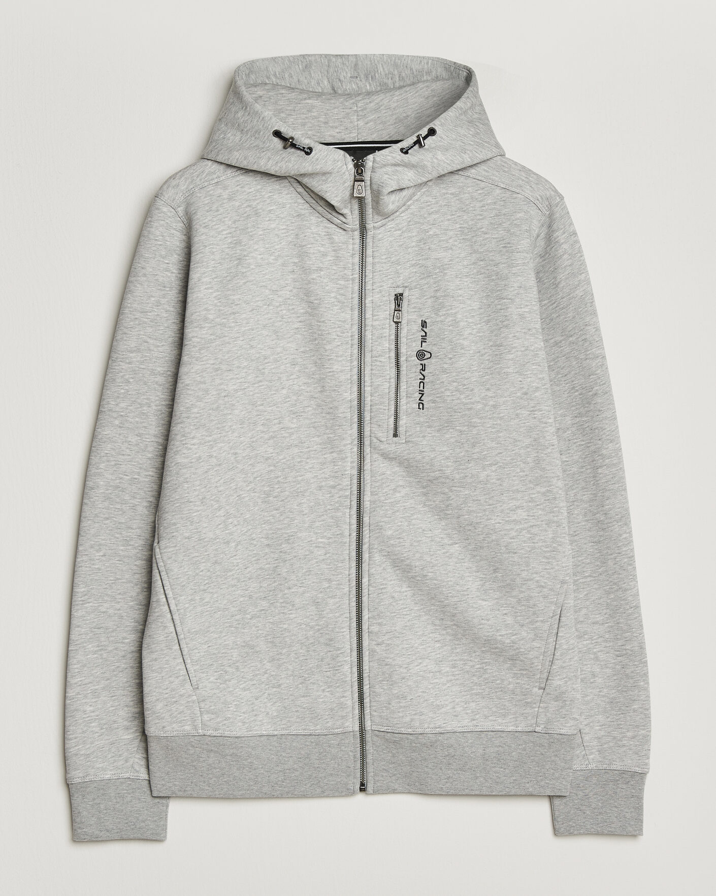 Herre | Trøjer | Sail Racing | Bowman Full Zip Hoodie Grey Melnage