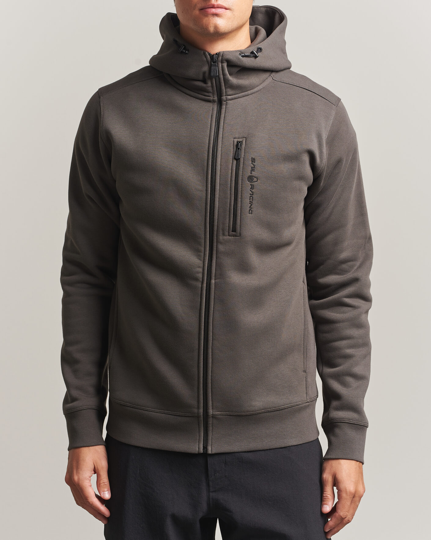 Herre | Trøjer | Sail Racing | Bowman Full Zip Hoodie Asphalt