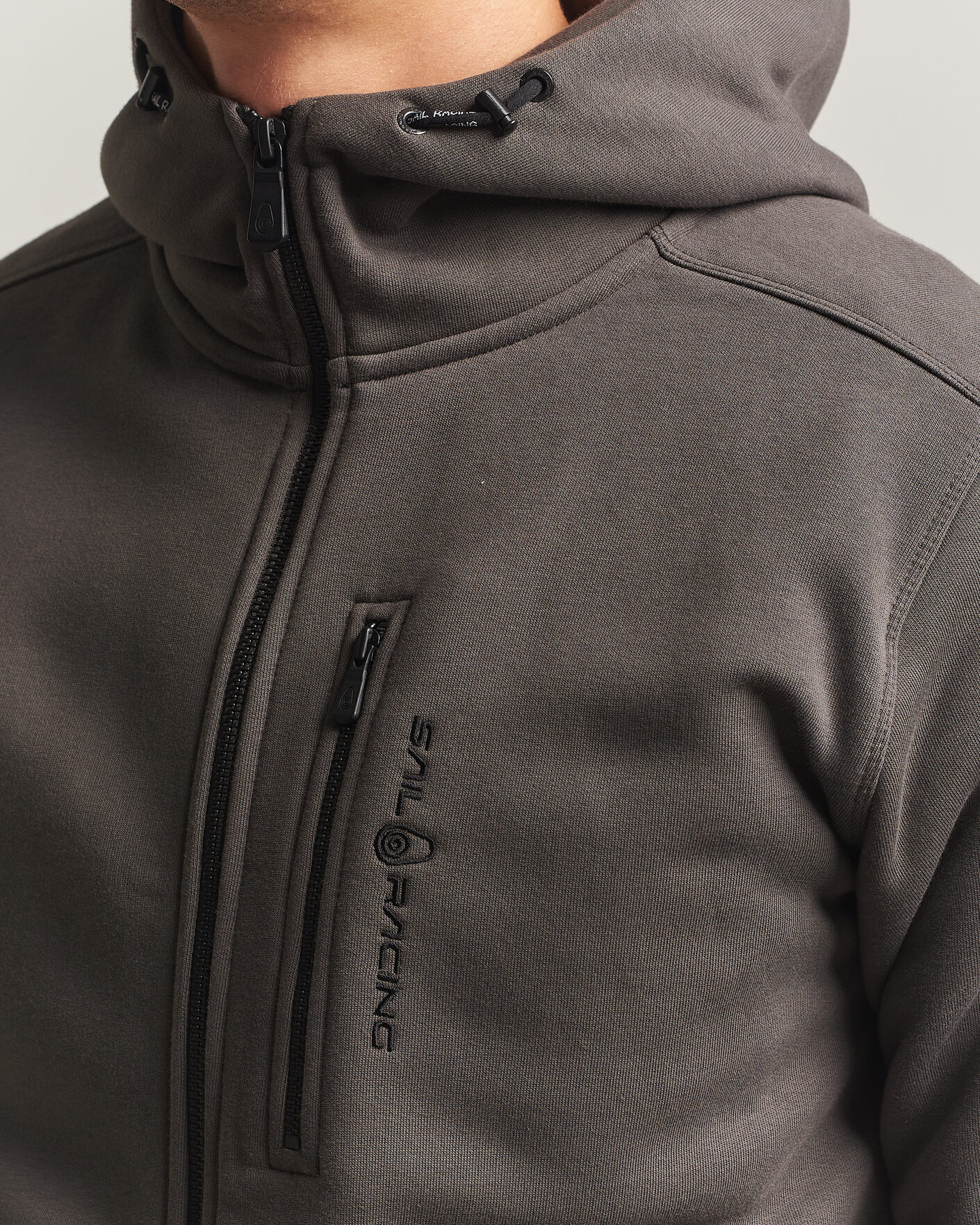 Herre | Trøjer | Sail Racing | Bowman Full Zip Hoodie Asphalt