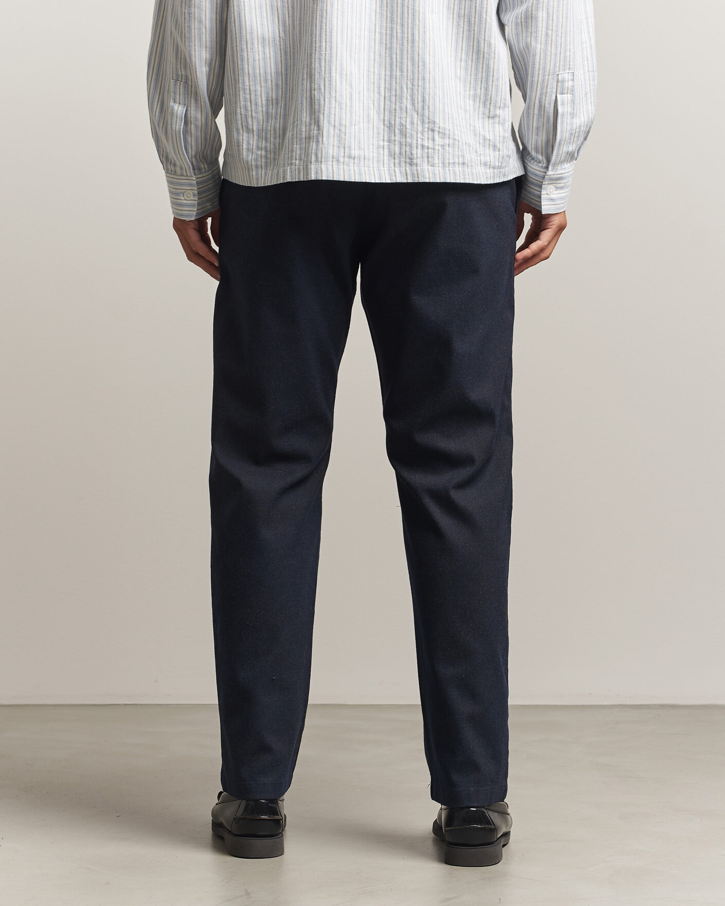 Herre | Bukser | NN07 | Aden Brushed Cotton Trousers Deep Navy
