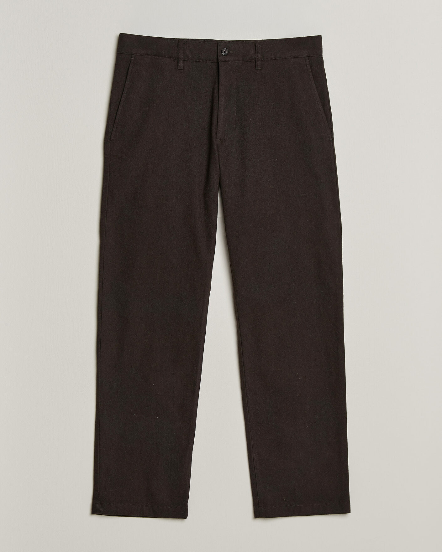Herre | Bukser | NN07 | Aden Brushed Cotton Trousers Deep Truffle