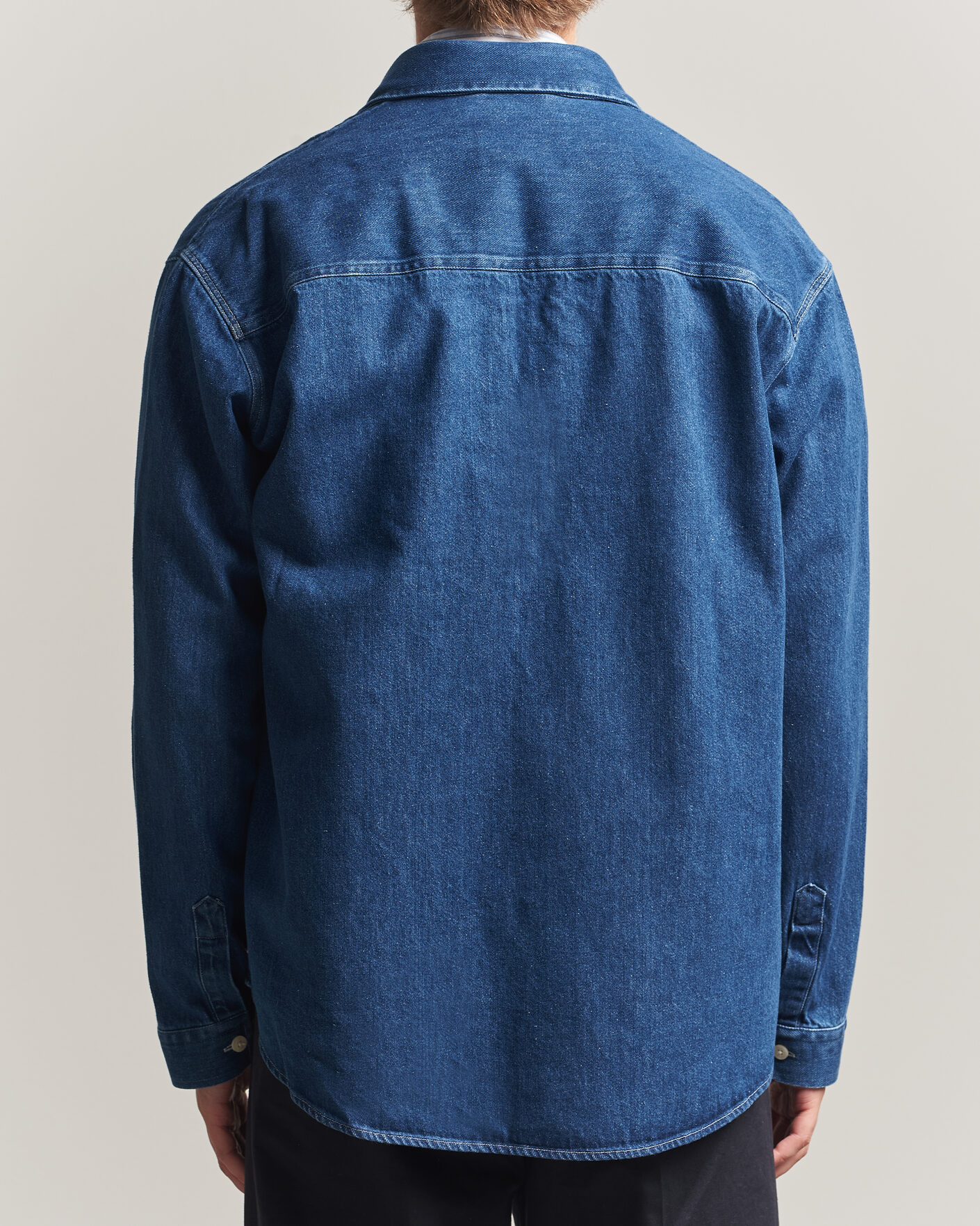 Herre | Skjorter | NN07 | Casper Denim Overshirt Medium Indigo