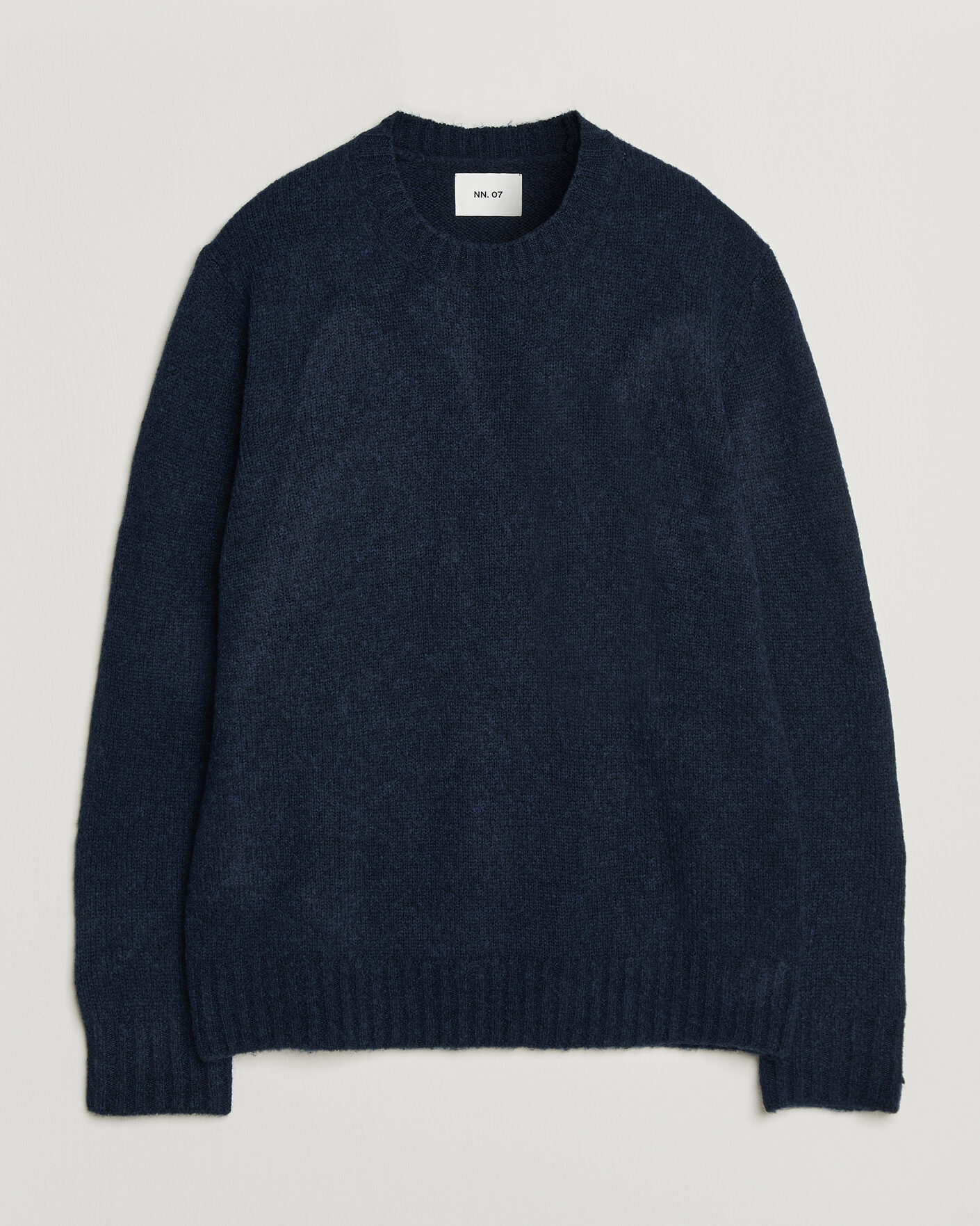 Herre | Trøjer | NN07 | Lee Wool Knitted Sweater Navy Blue