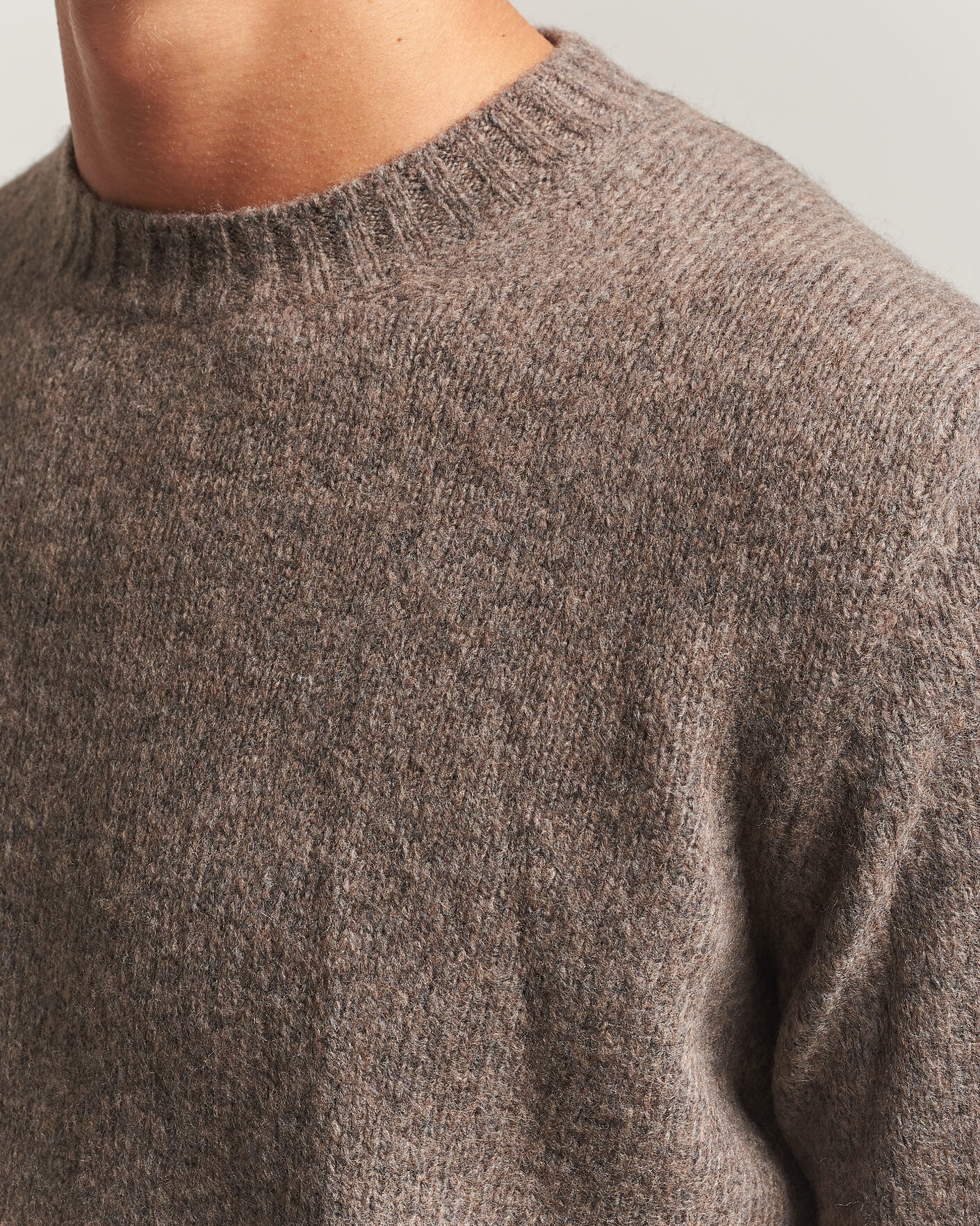 Herre | Trøjer | NN07 | Lee Wool Knitted Sweater Tarmac