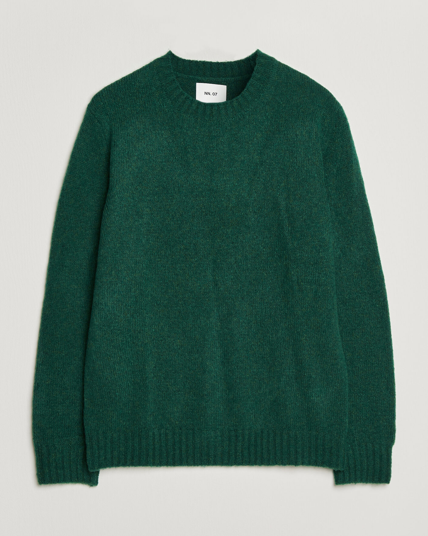 Herre | Trøjer | NN07 | Lee Wool Knitted Sweater Eden Green