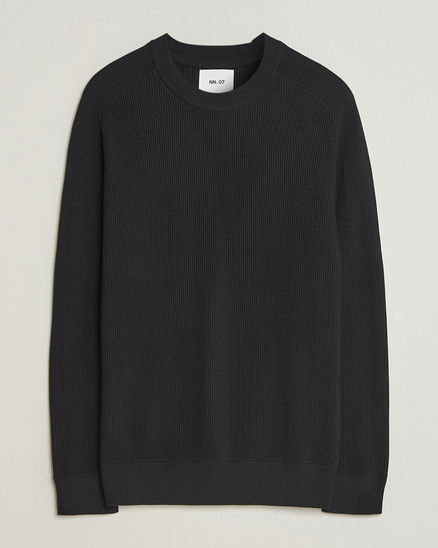 Herre | Trøjer | NN07 | Kevin Cotton Knitted Sweater Black