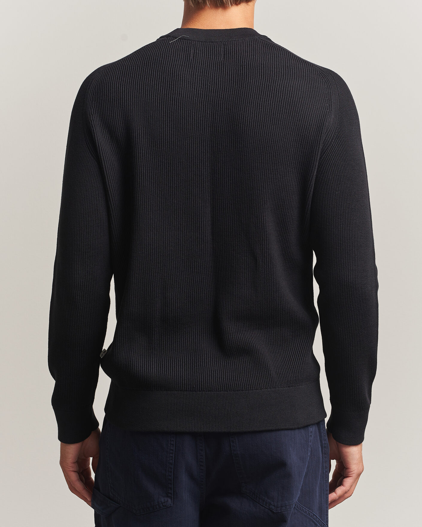 Herre | Trøjer | NN07 | Kevin Cotton Knitted Sweater Black