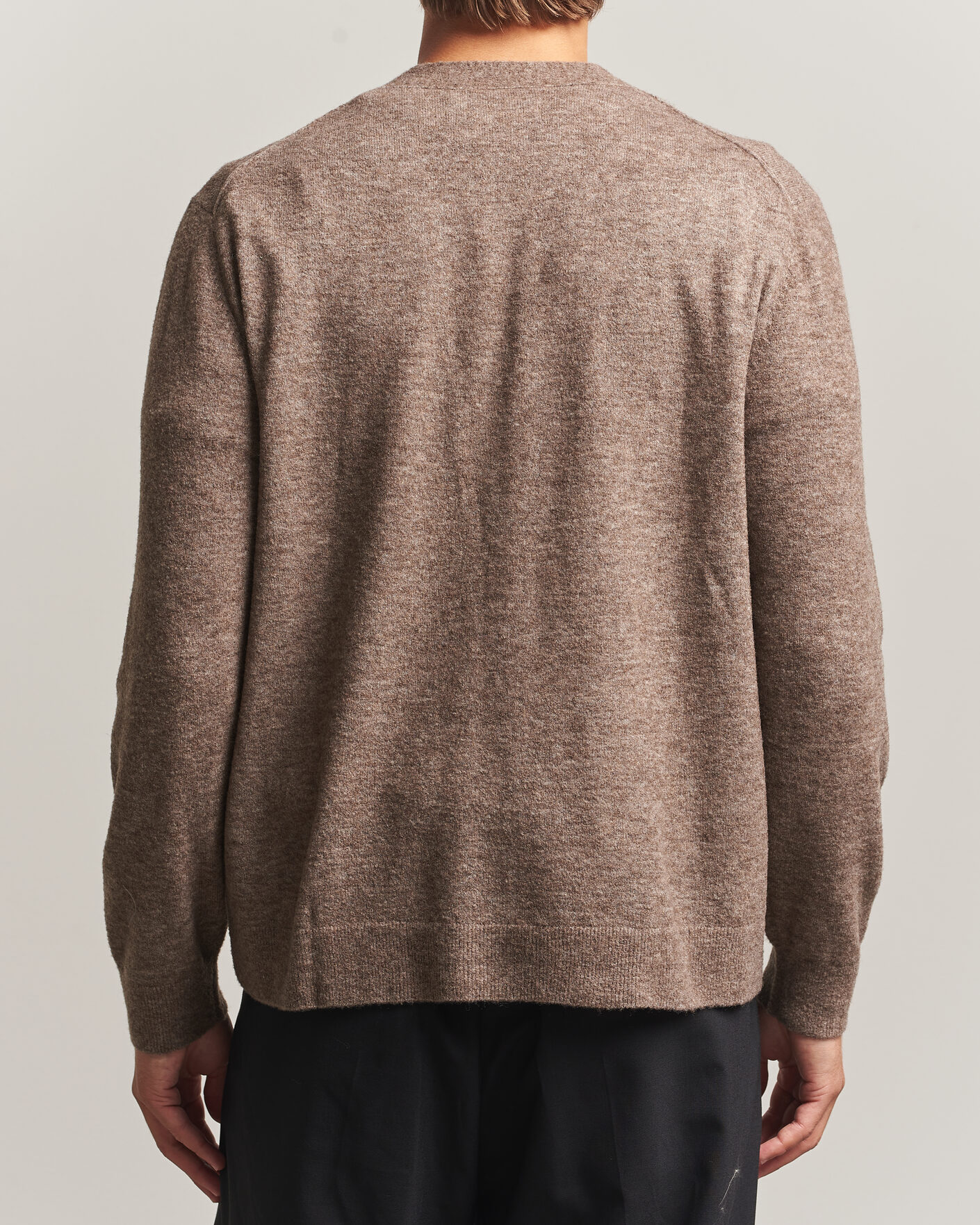 Herre | Trøjer | NN07 | Gavin Brushed Wool Knitted Cardigan Desert Clay