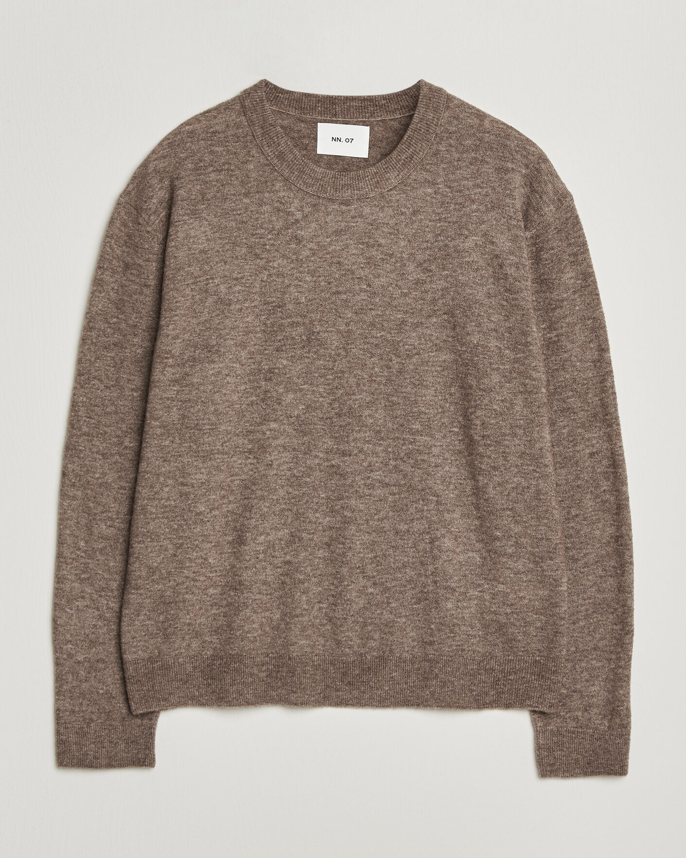 Herre | Trøjer | NN07 | Gavin Brushed Wool Knitted Sweater Desert Clay