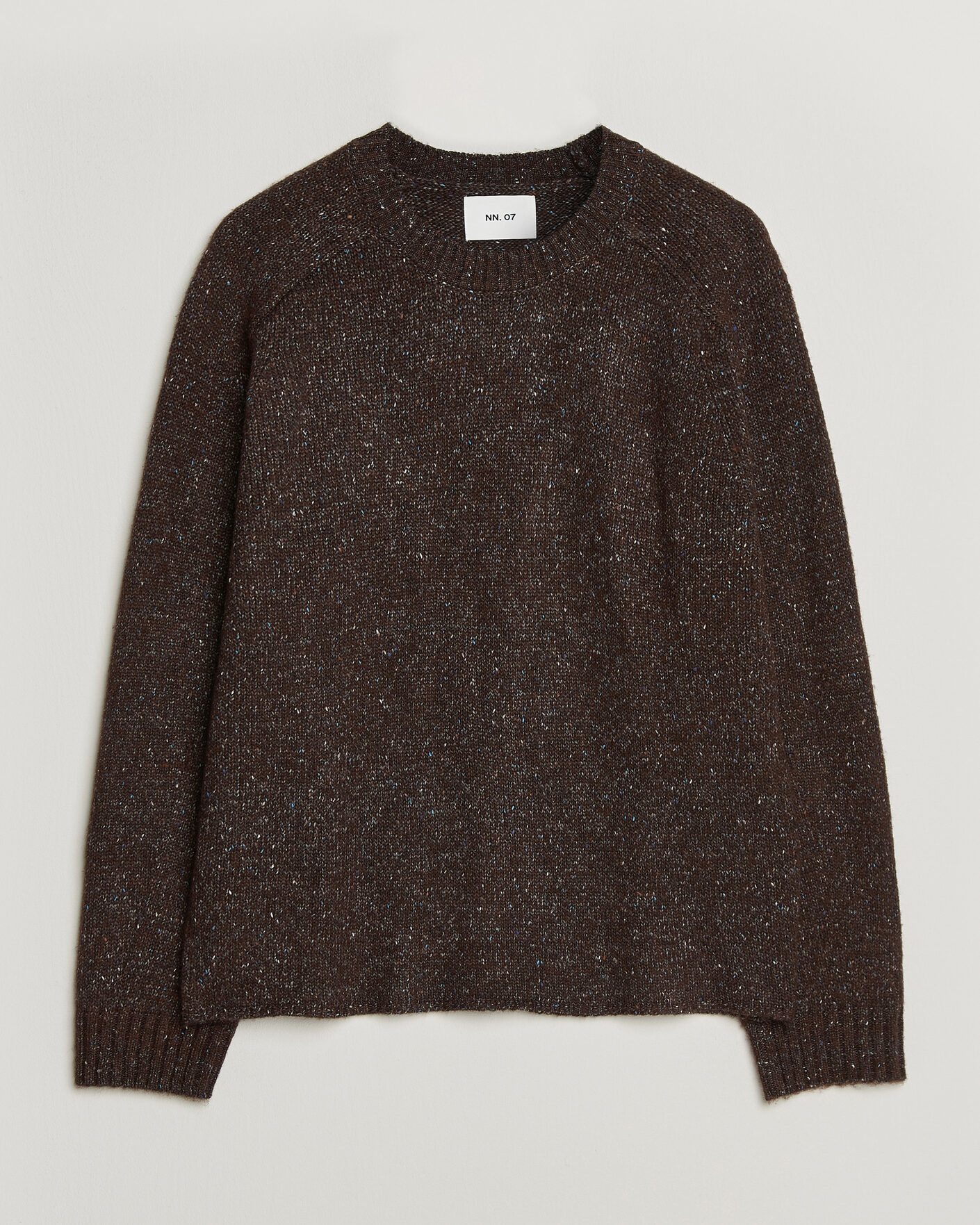 Herre | Trøjer | NN07 | Jim Neps Wool Knitted Sweater Deep Truffle