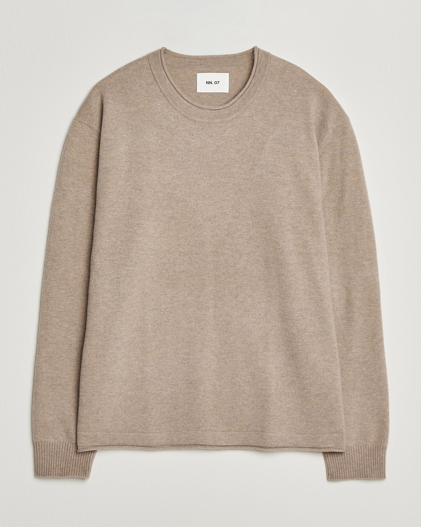 Herre | Trøjer | NN07 | Sammy Wool Knitted Sweater Clay Melange