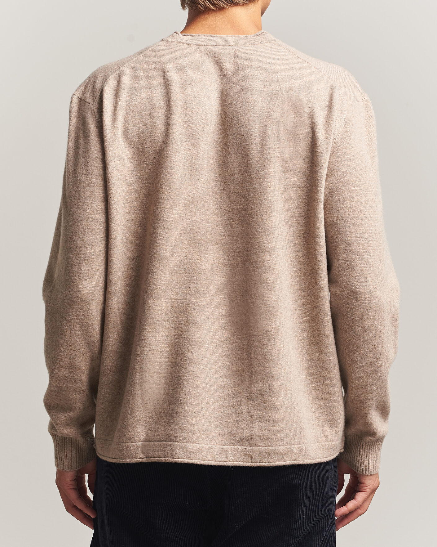 Herre | Trøjer | NN07 | Sammy Wool Knitted Sweater Clay Melange