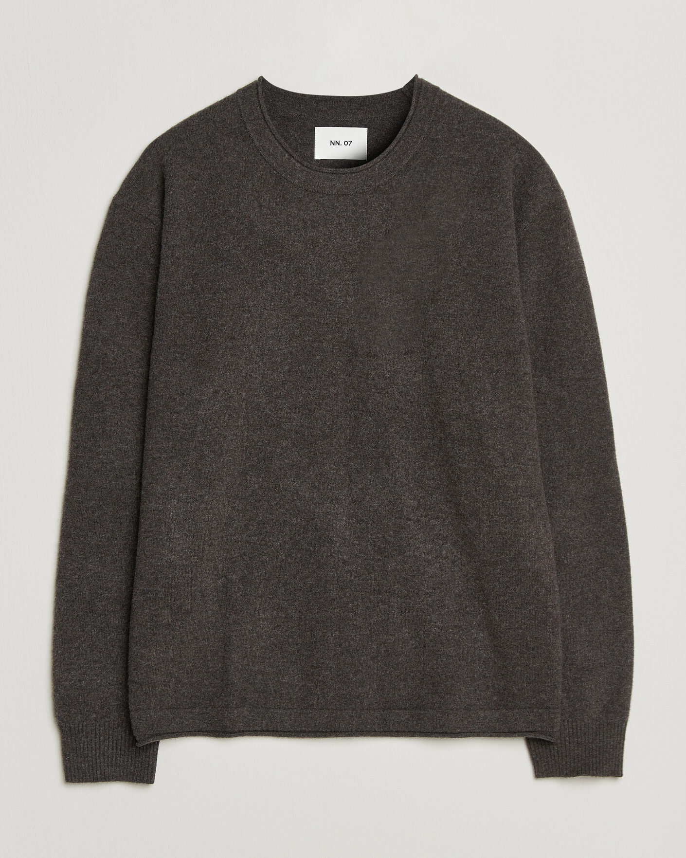 Herre | Trøjer | NN07 | Sammy Wool Knitted Sweater Earth Melange