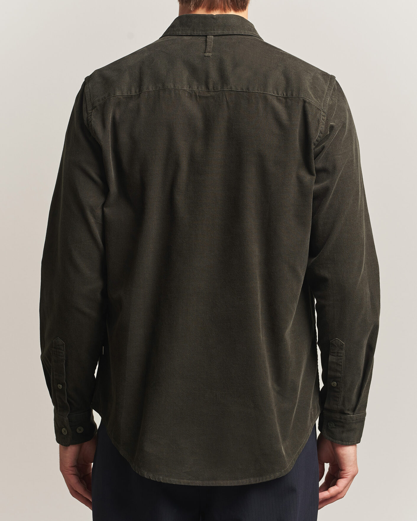 Herre | Skjorter | NN07 | Asher Baby Cord Shirt Capers Green