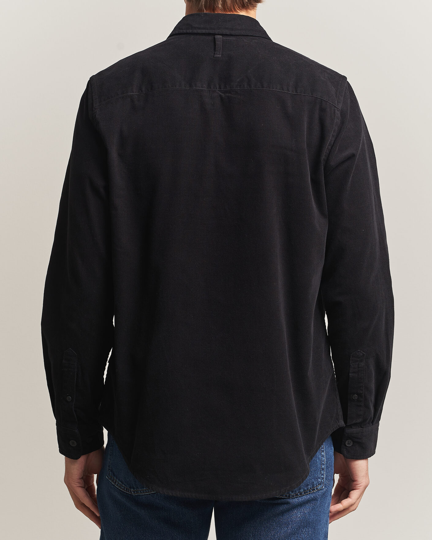 Herre | Skjorter | NN07 | Asher Baby Cord Shirt Black